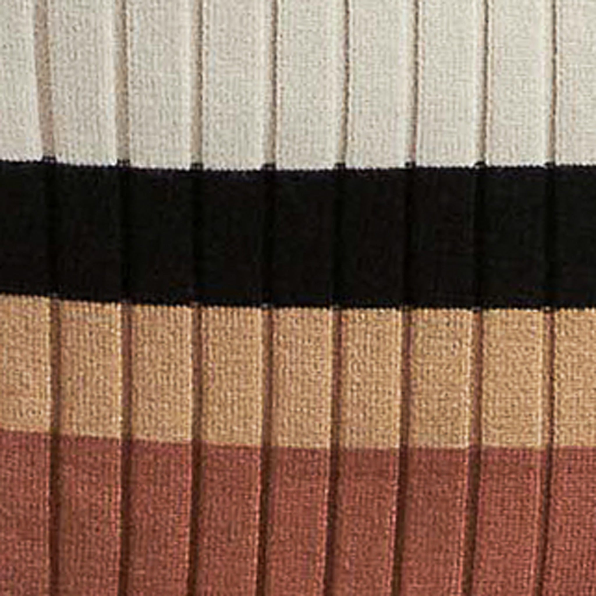 Sarah Stripe Knit Dress Amber / Natural / Black