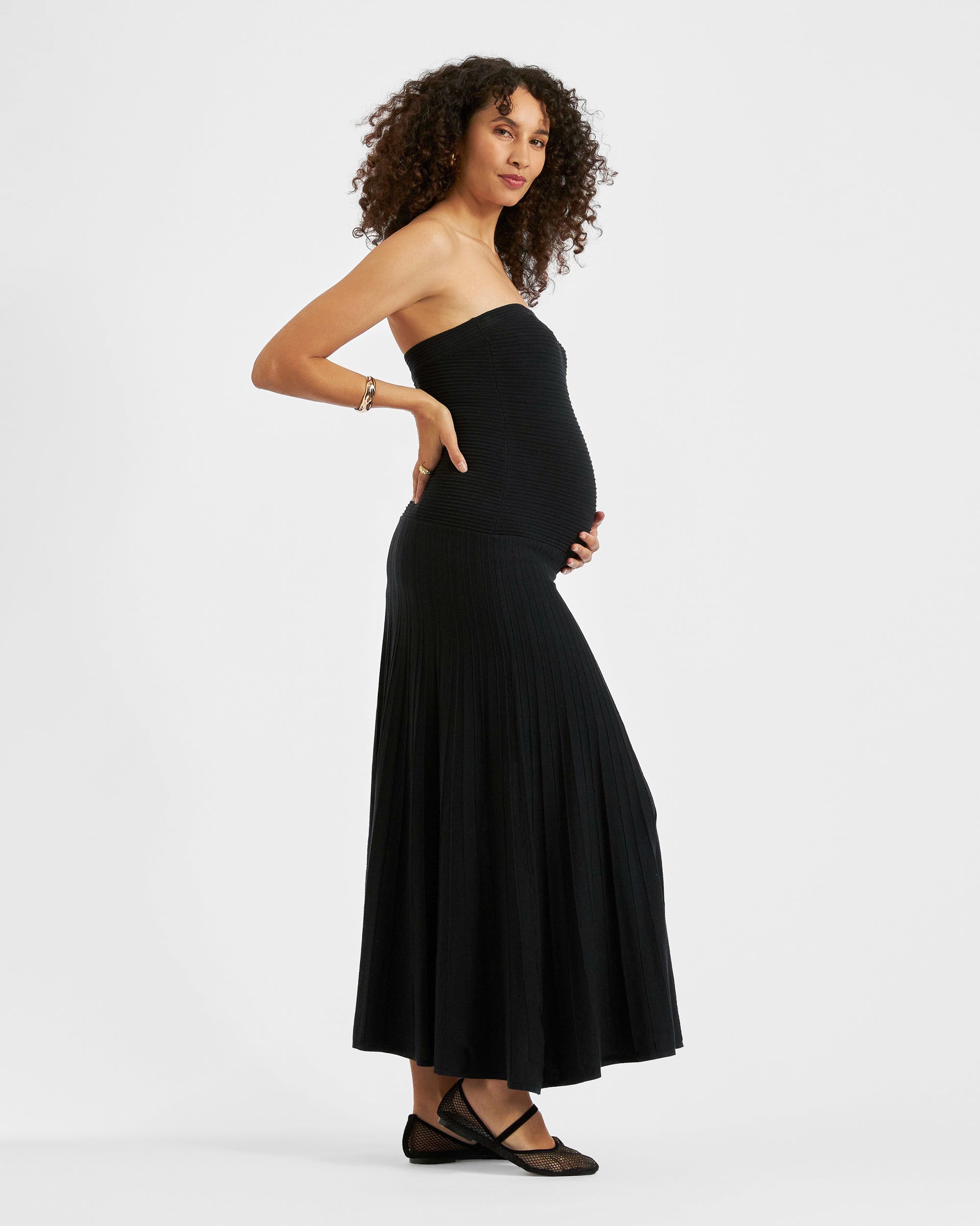 Faith Knit Dress Black