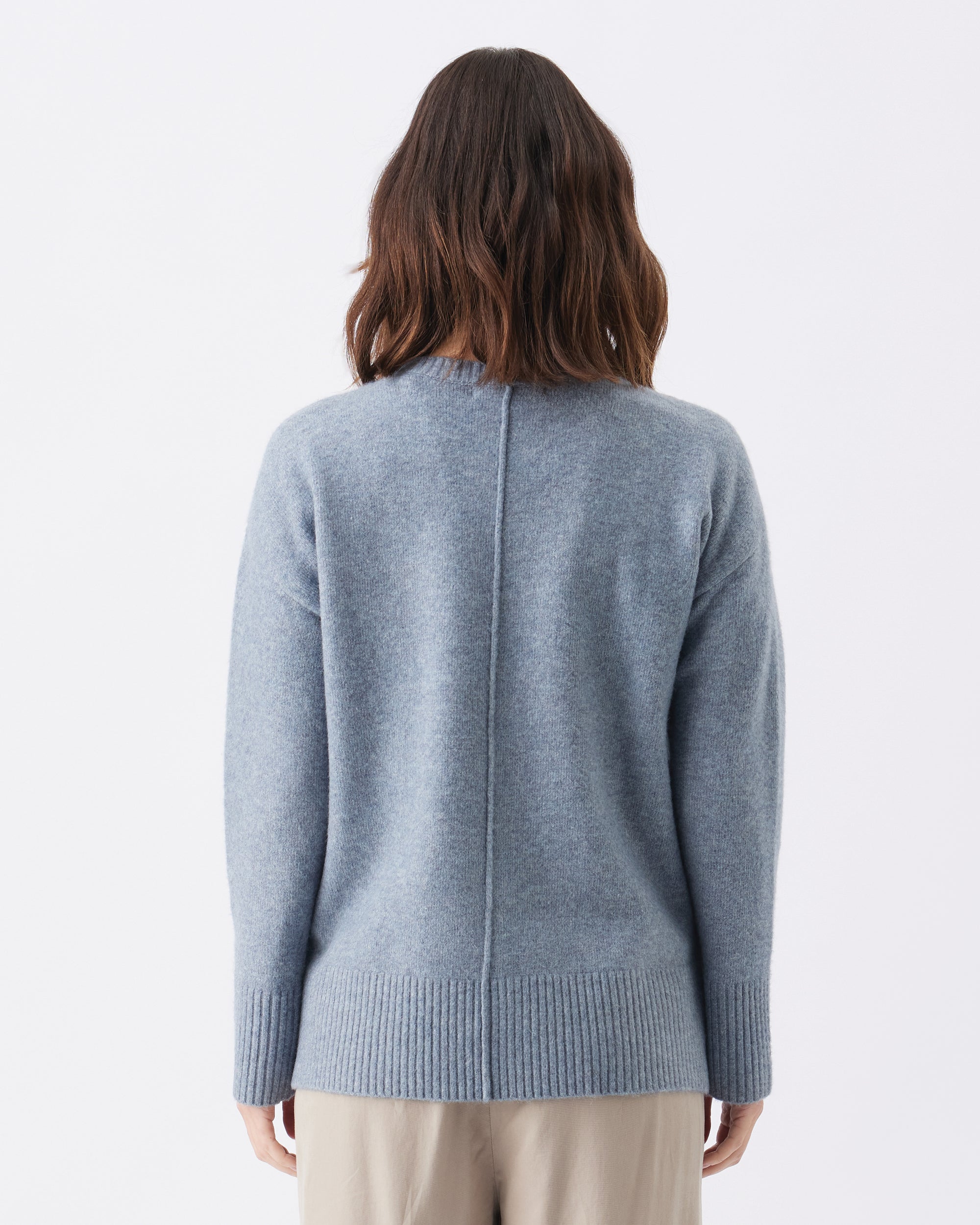 Eva Nursing Knit Blue Marle