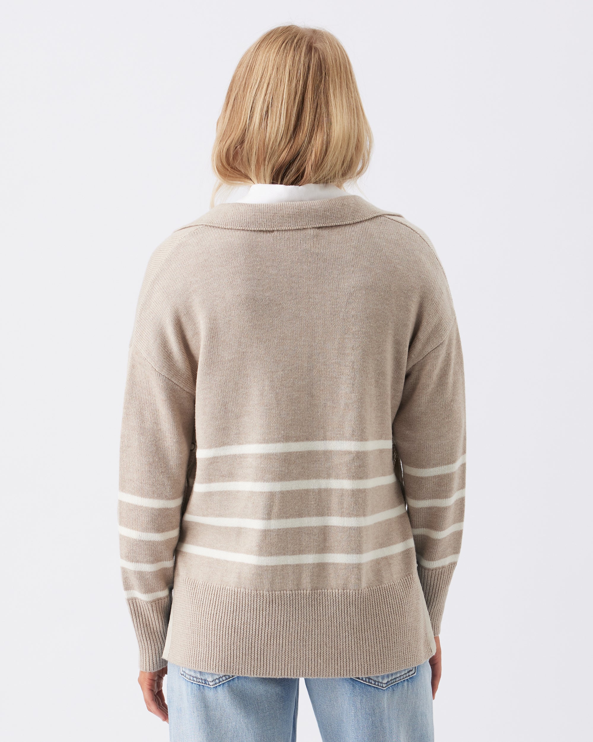 Lori Nursing Knit Latte / Chalk