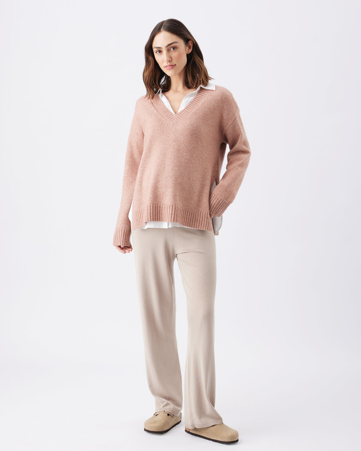 Vera Nursing Knit Rose Marle