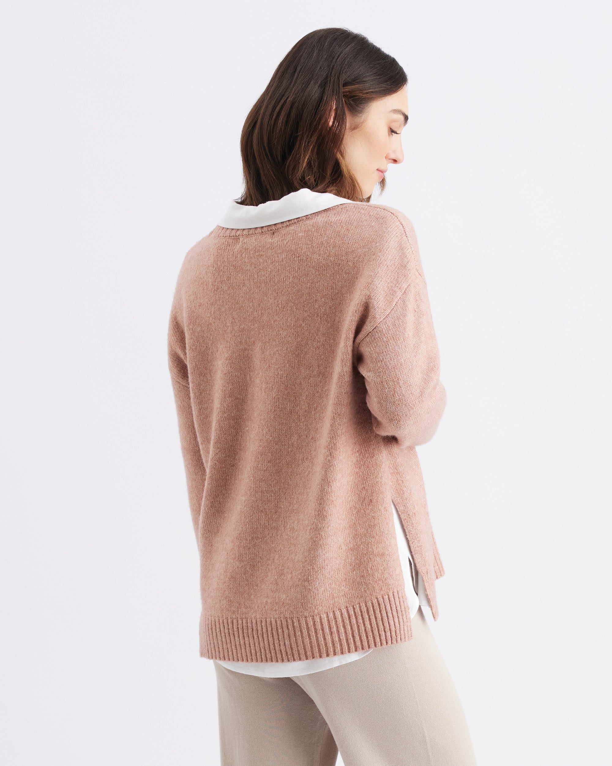 Vera Nursing Knit Rose Marle