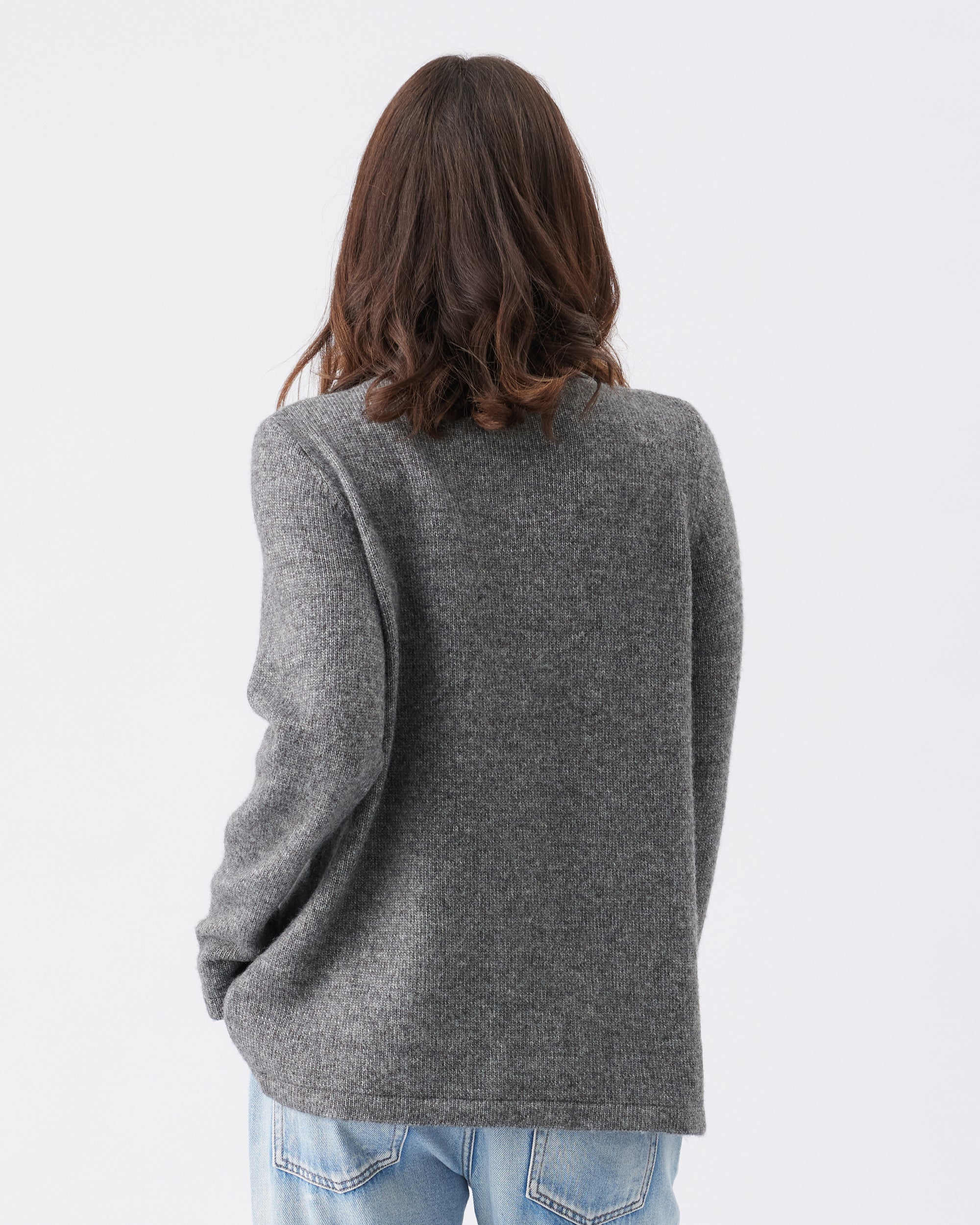 Addison Nursing Knit Charcoal
