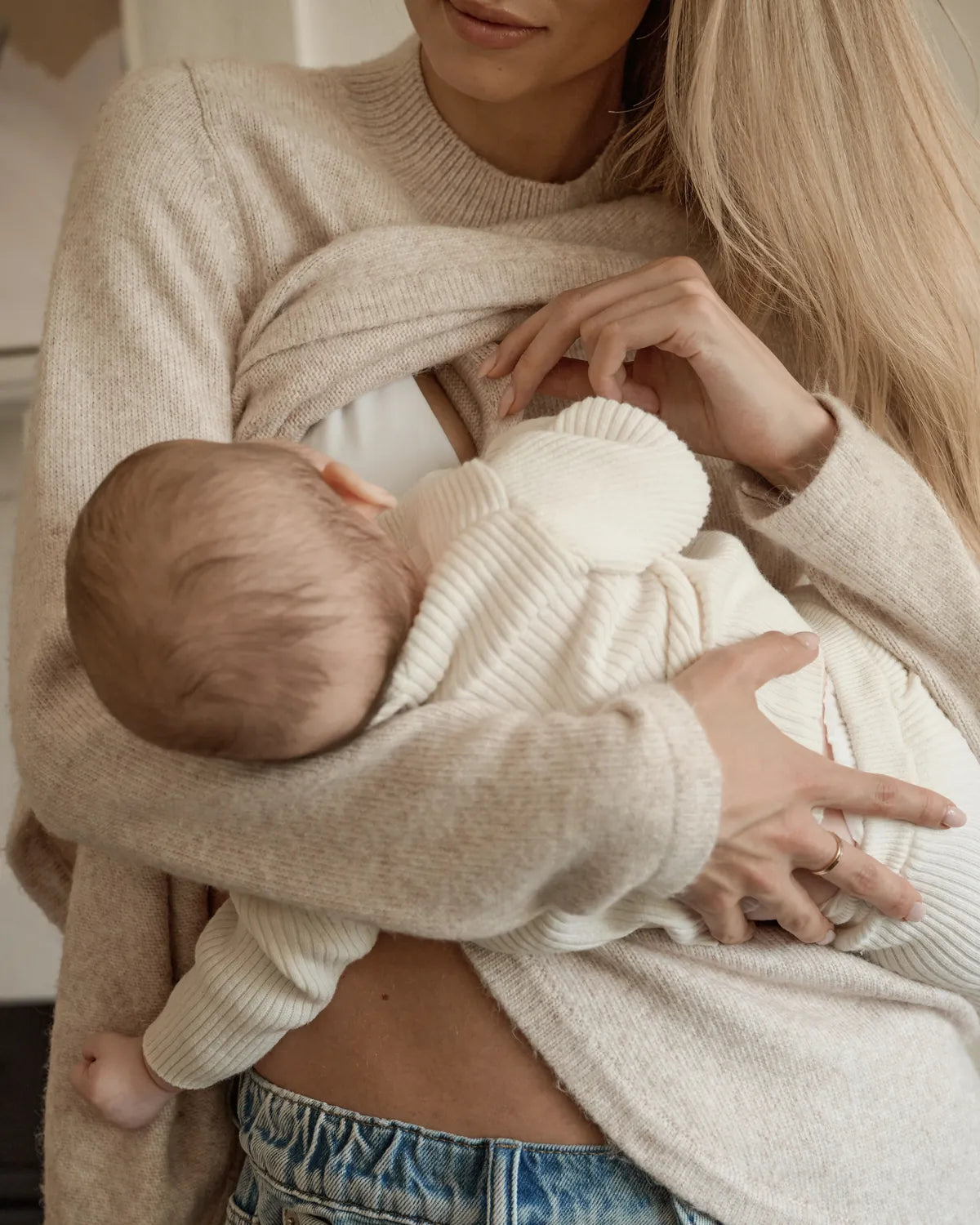 Addison Nursing Knit Mink