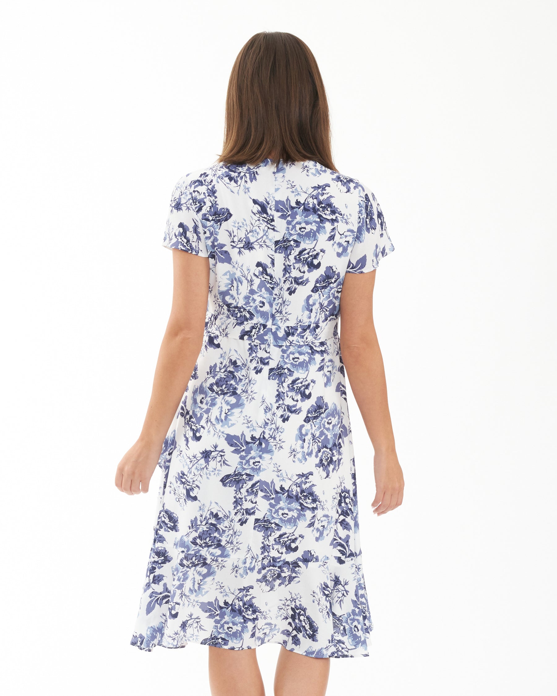 Georgia Tie Front Dress White