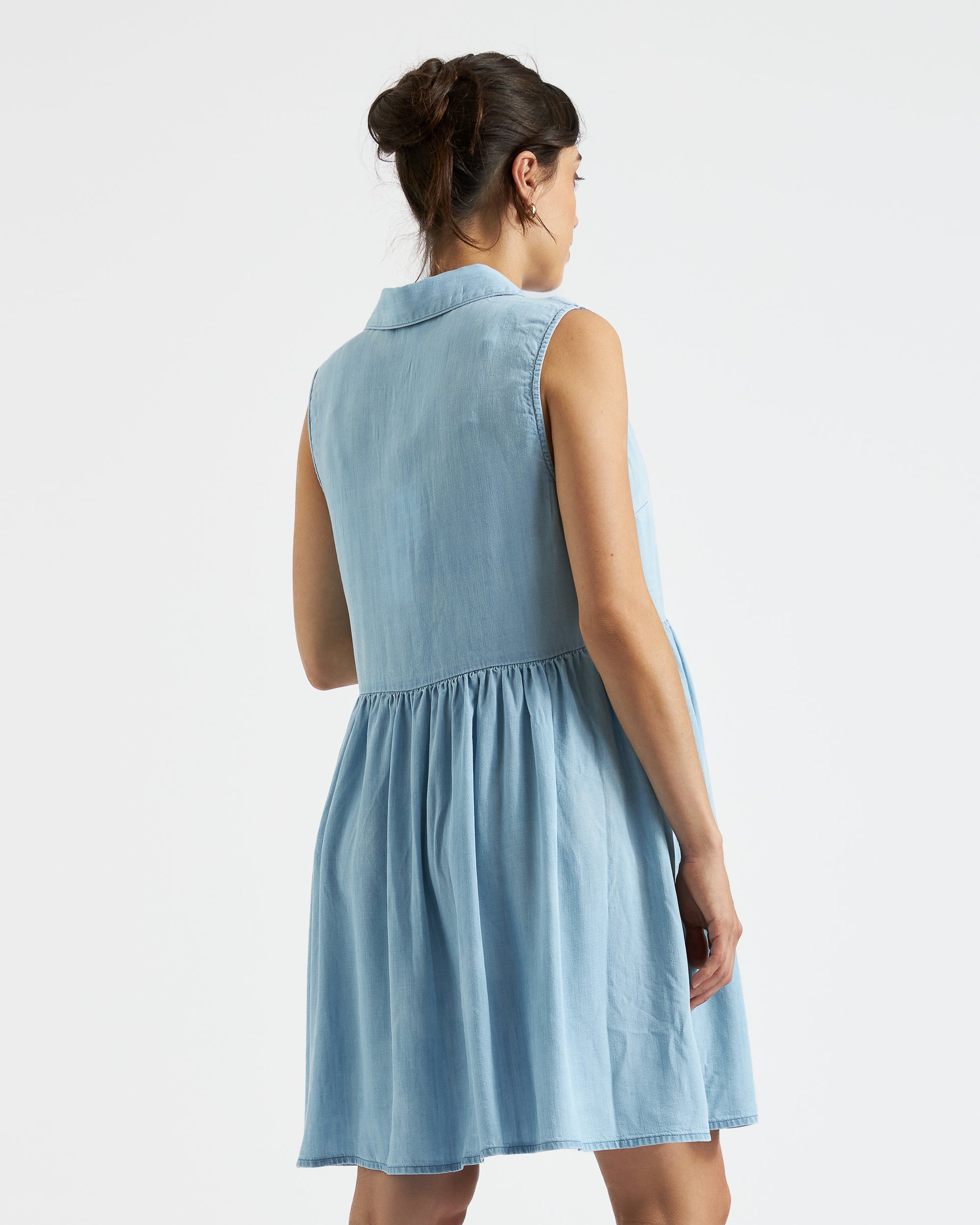 Bec Chambray Dress Clean Fade