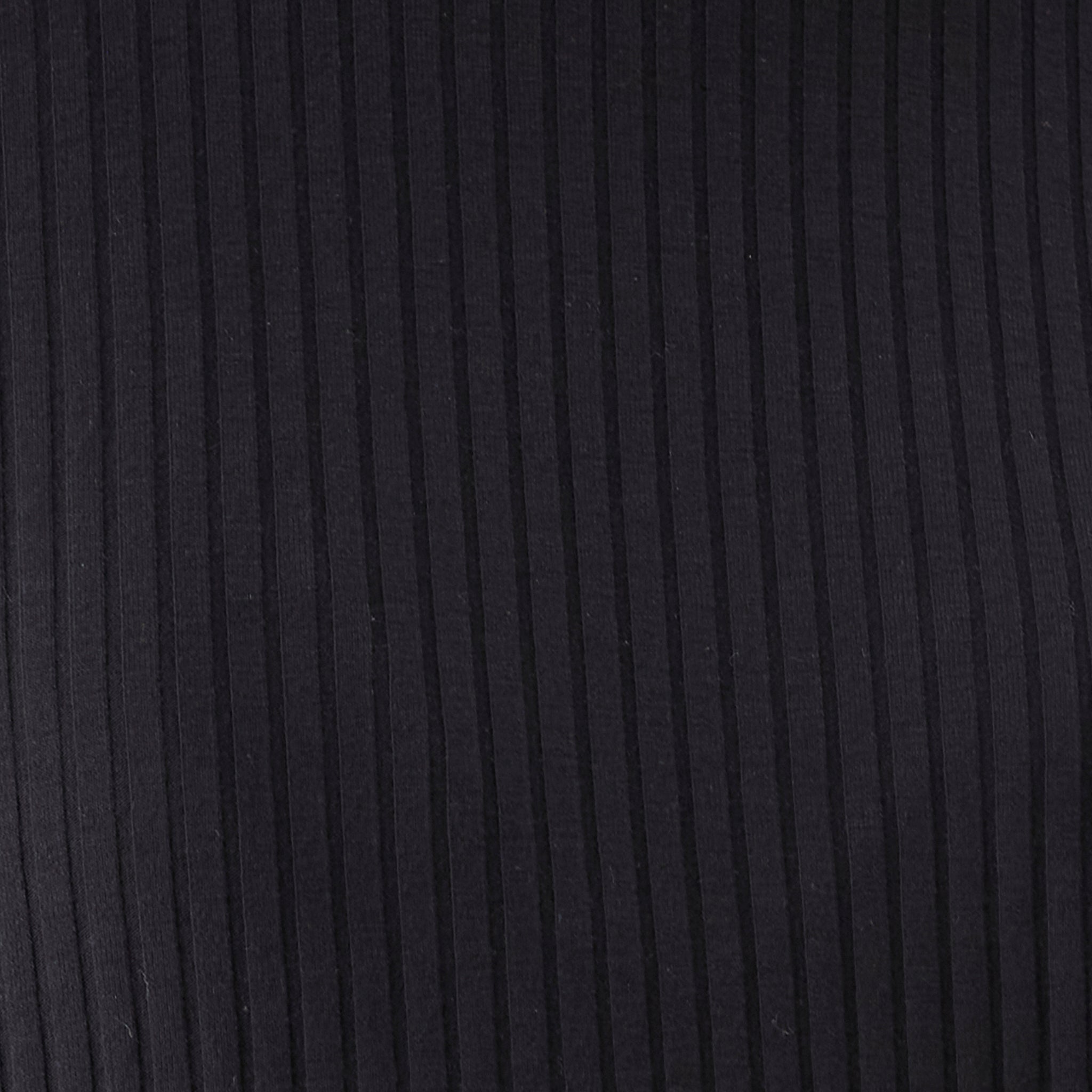 Ivy Rib Nursing Dress Black