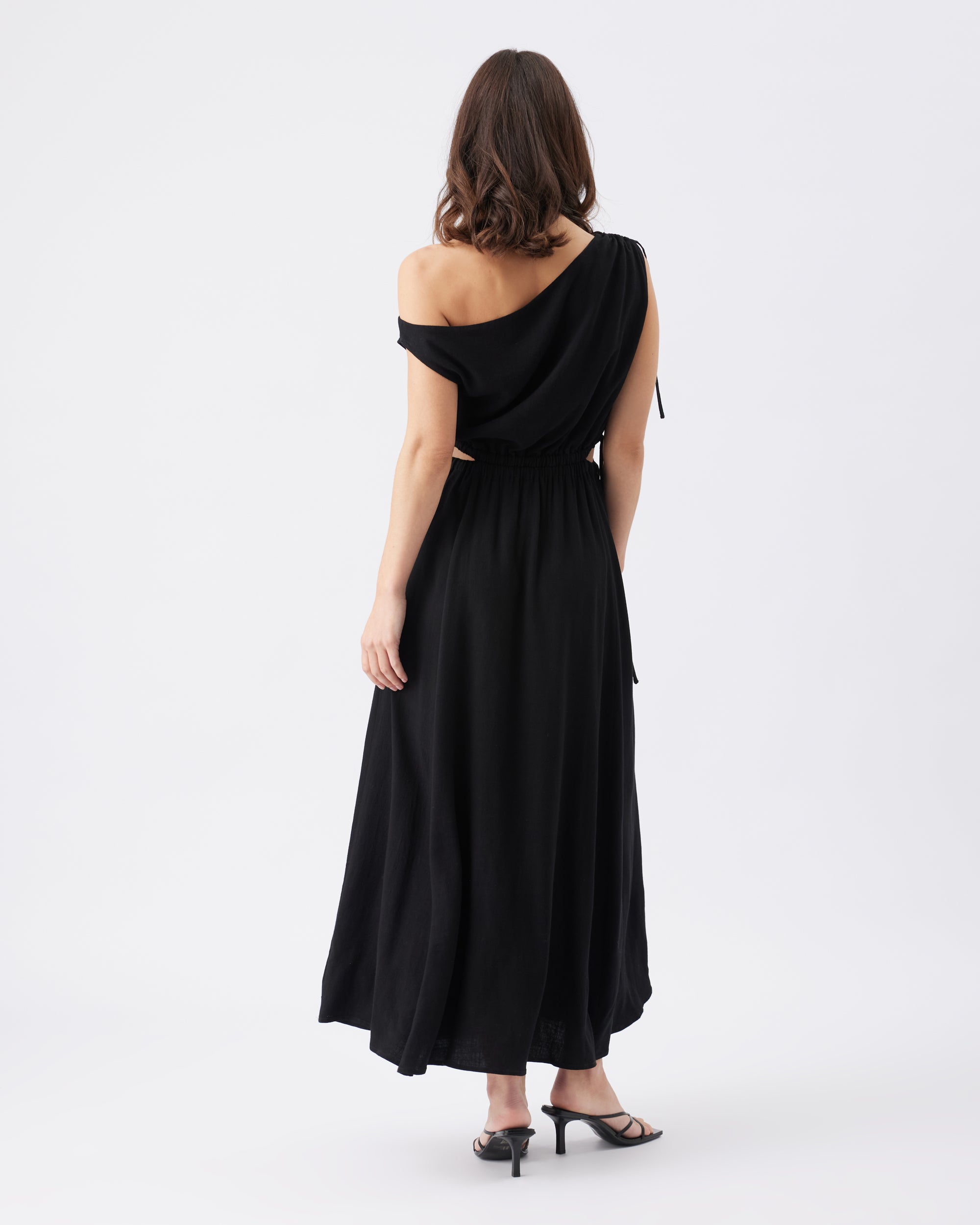 Presley Off Shoulder Dress Black