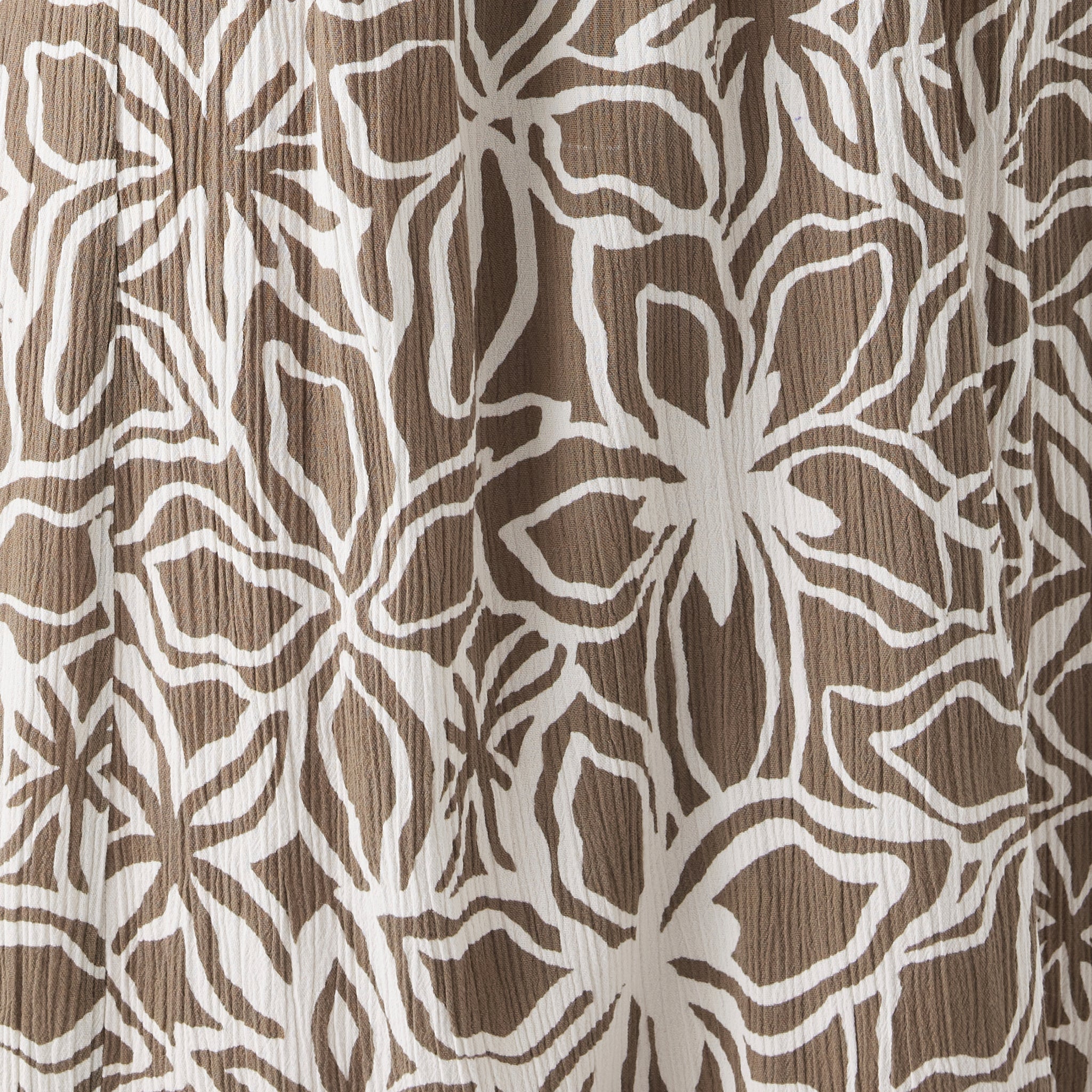 Alona Shirred Dress Olive / White