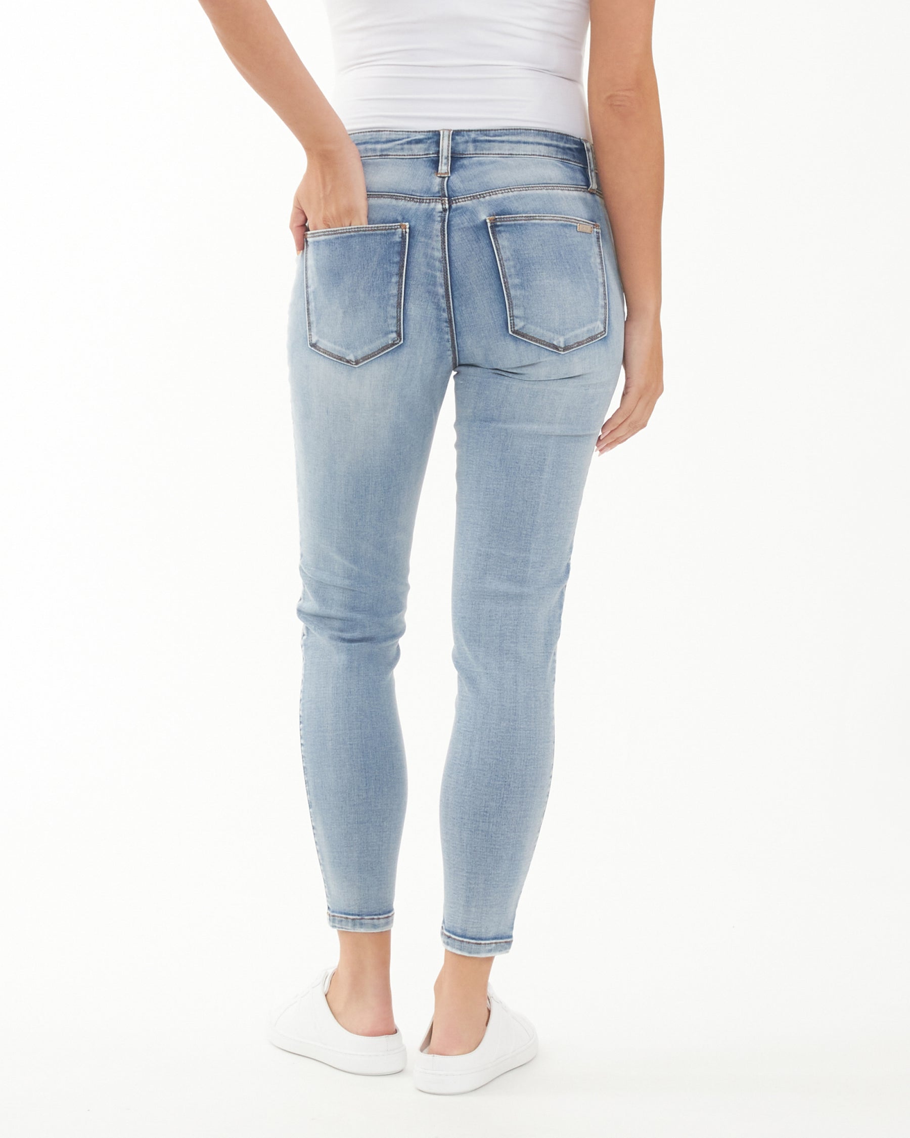 Isla Ankle Grazer Pale Blue