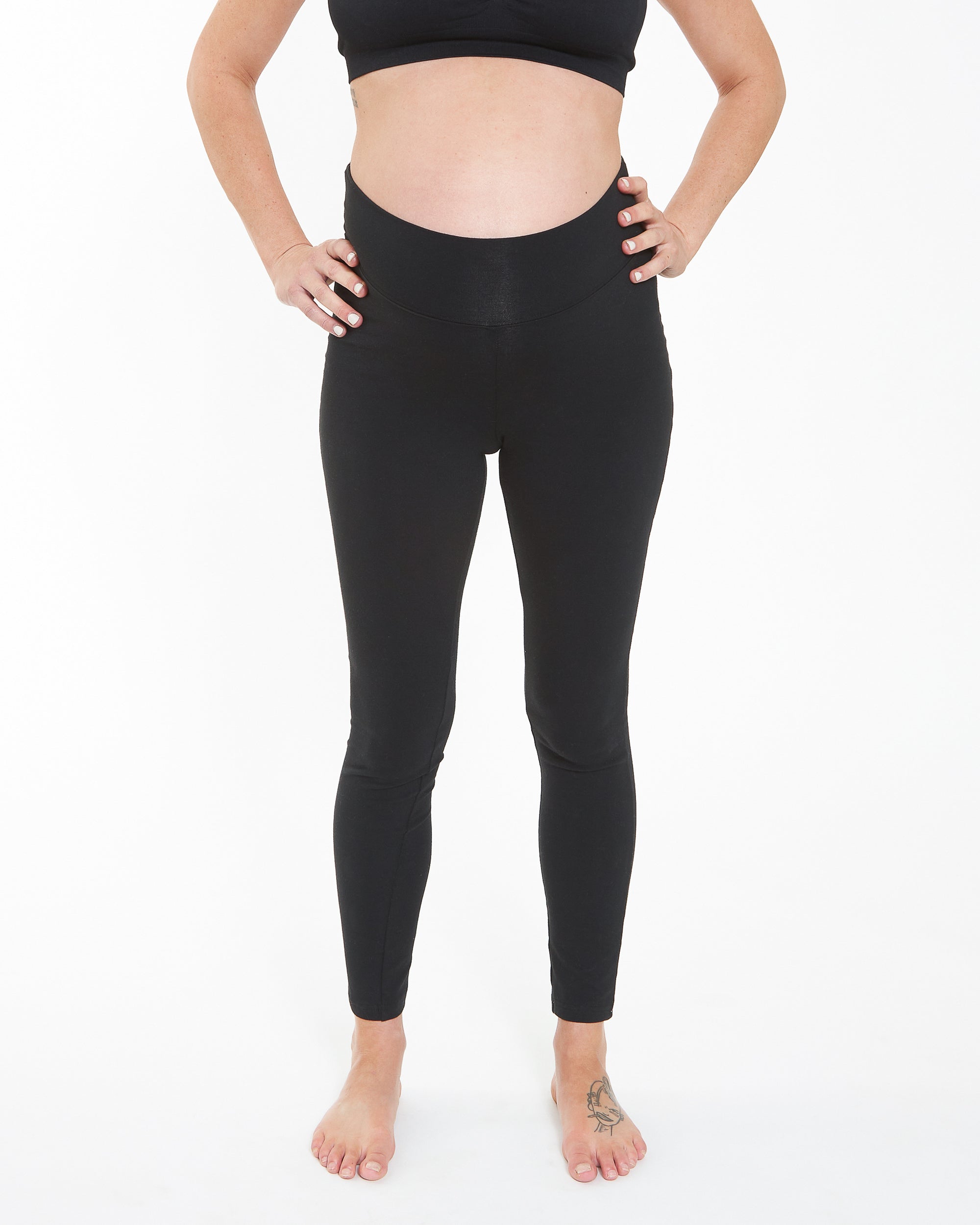 Organic Essential Leggings Black