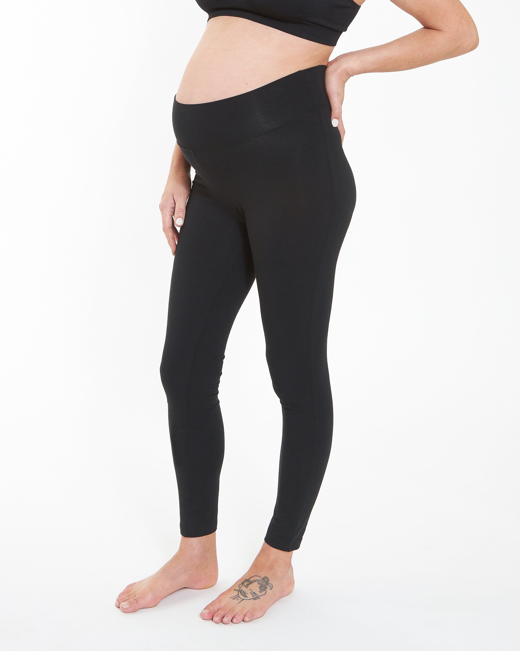 Organic Essential Leggings Black