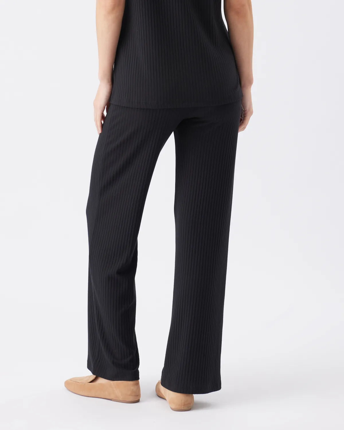 Cindy Rib Pant Black