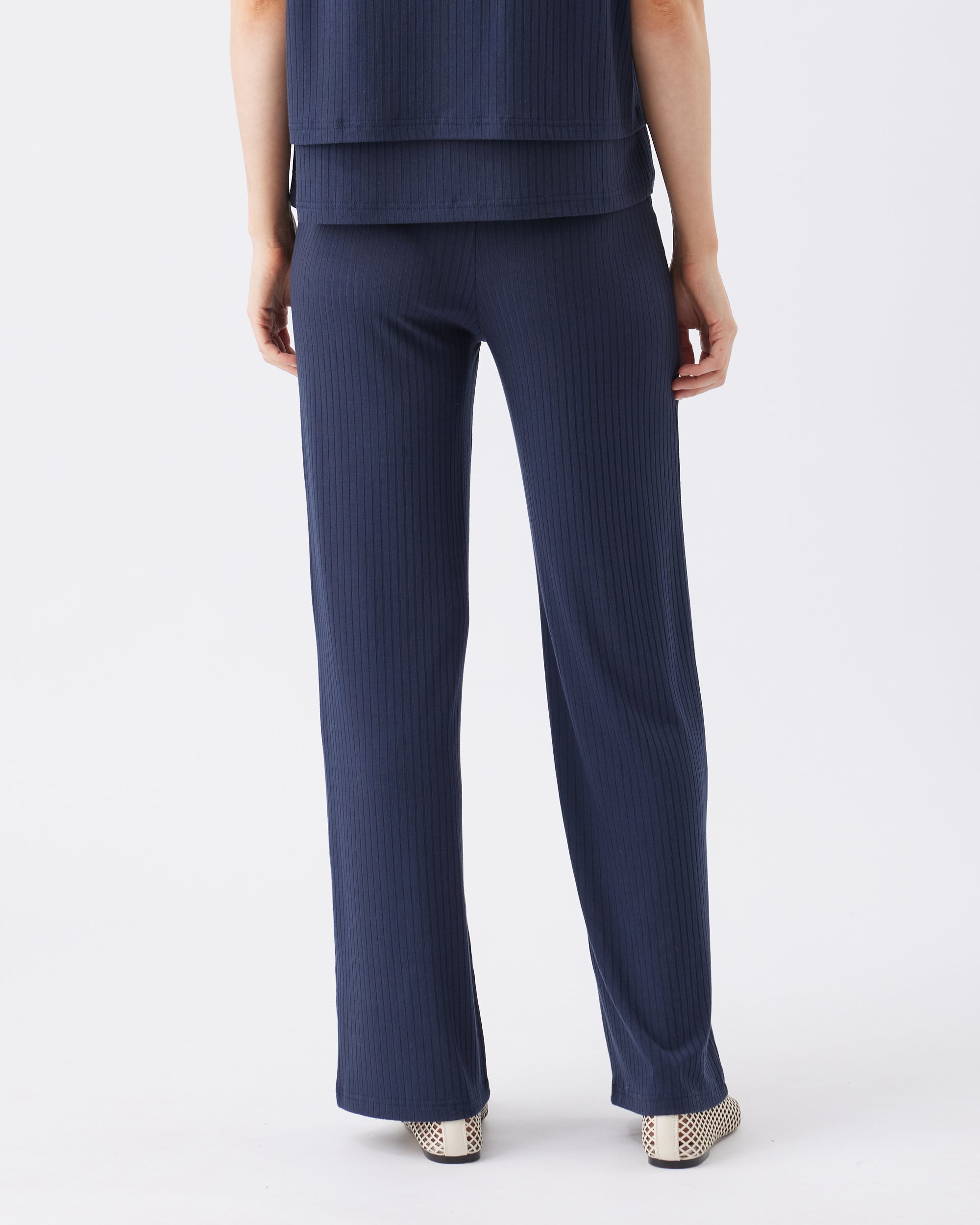 Cindy Rib Pant Navy