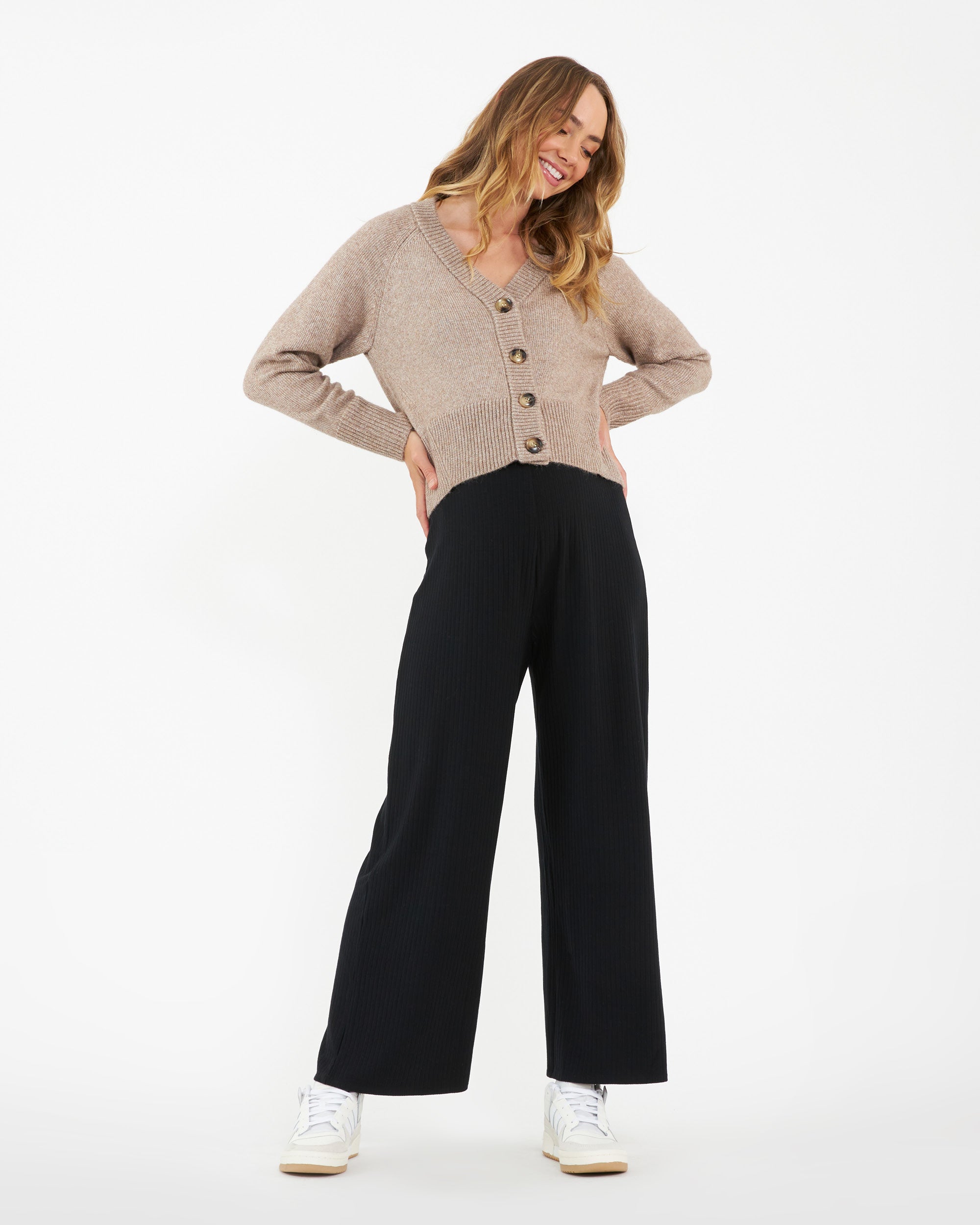 Bobby Rib Jumpsuit Black