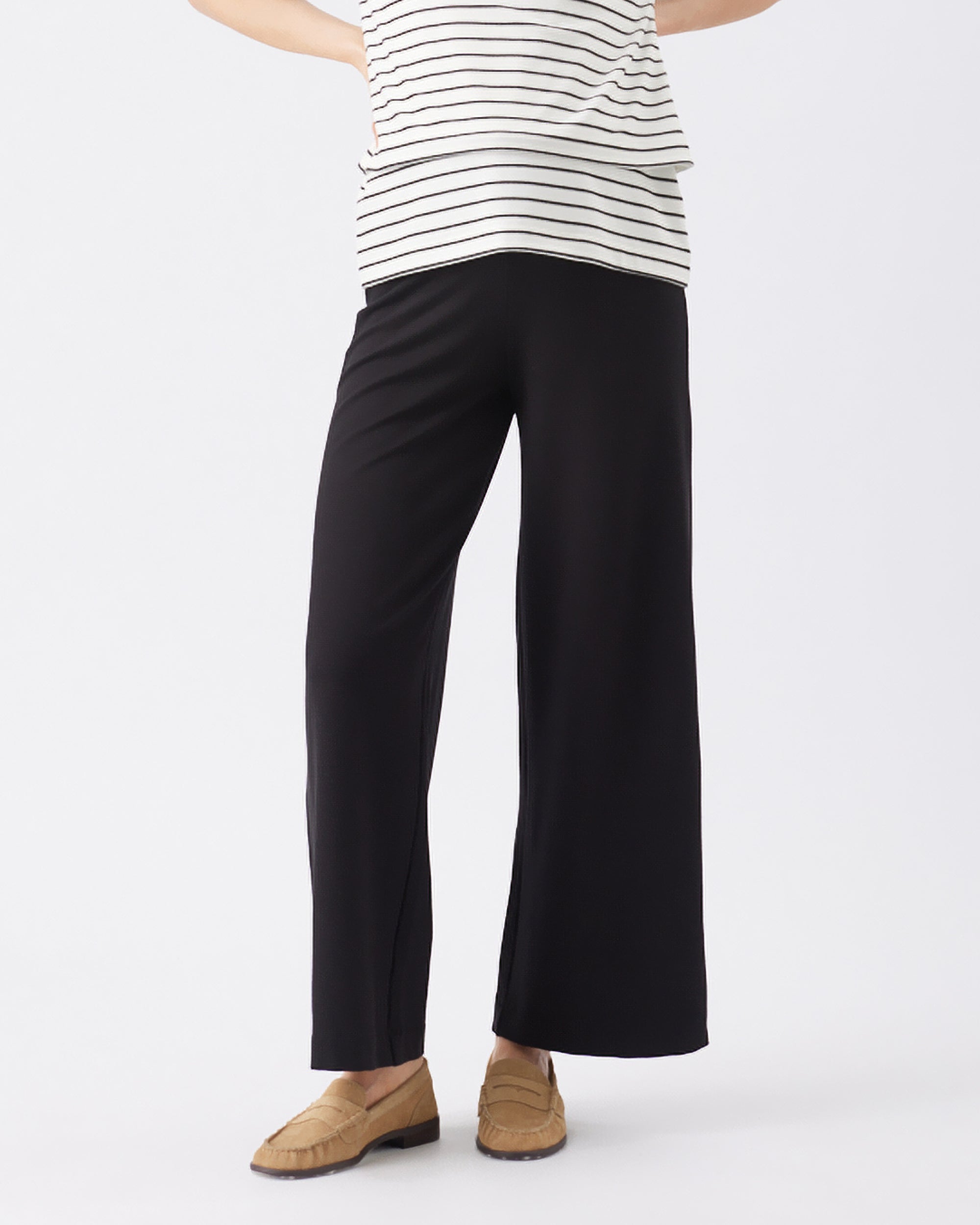 Isha Wide Leg Pant Black