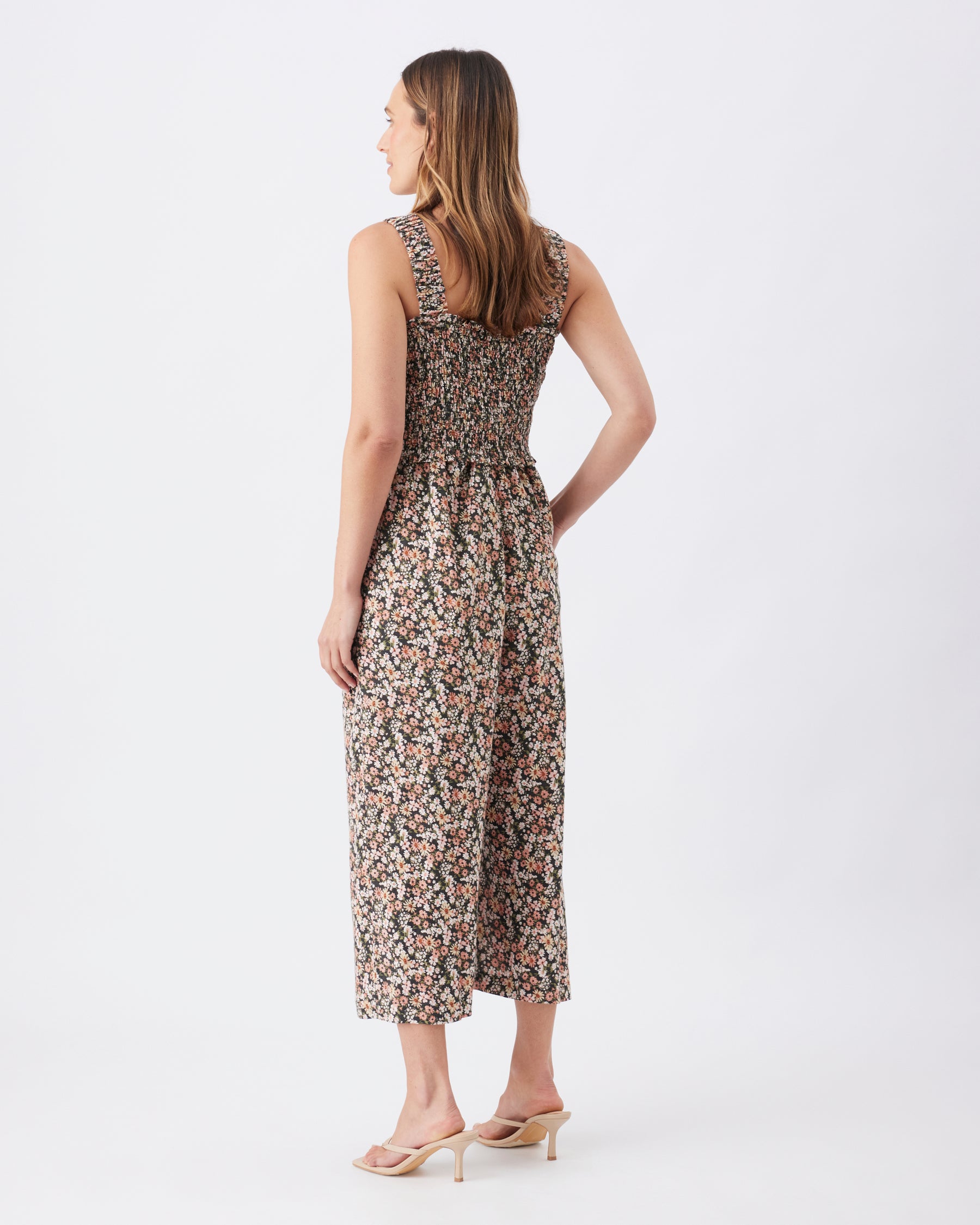 Harmony Nursing Jumpsuit Peach