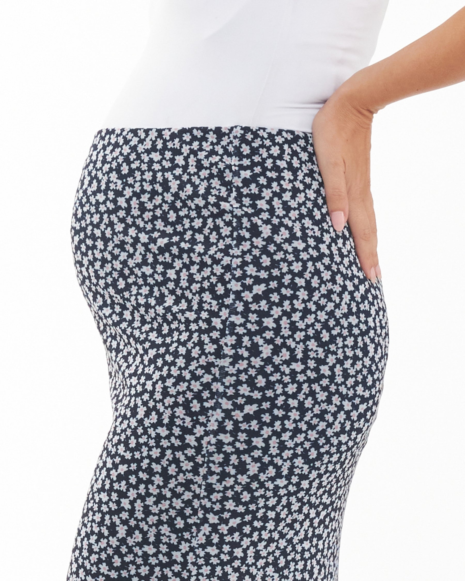 Kara Mesh Skirt Navy
