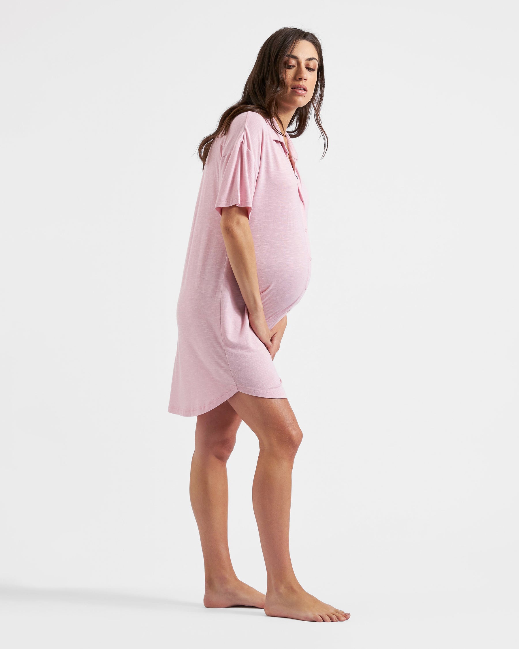 Dreamy Night Shirt Dusty Pink