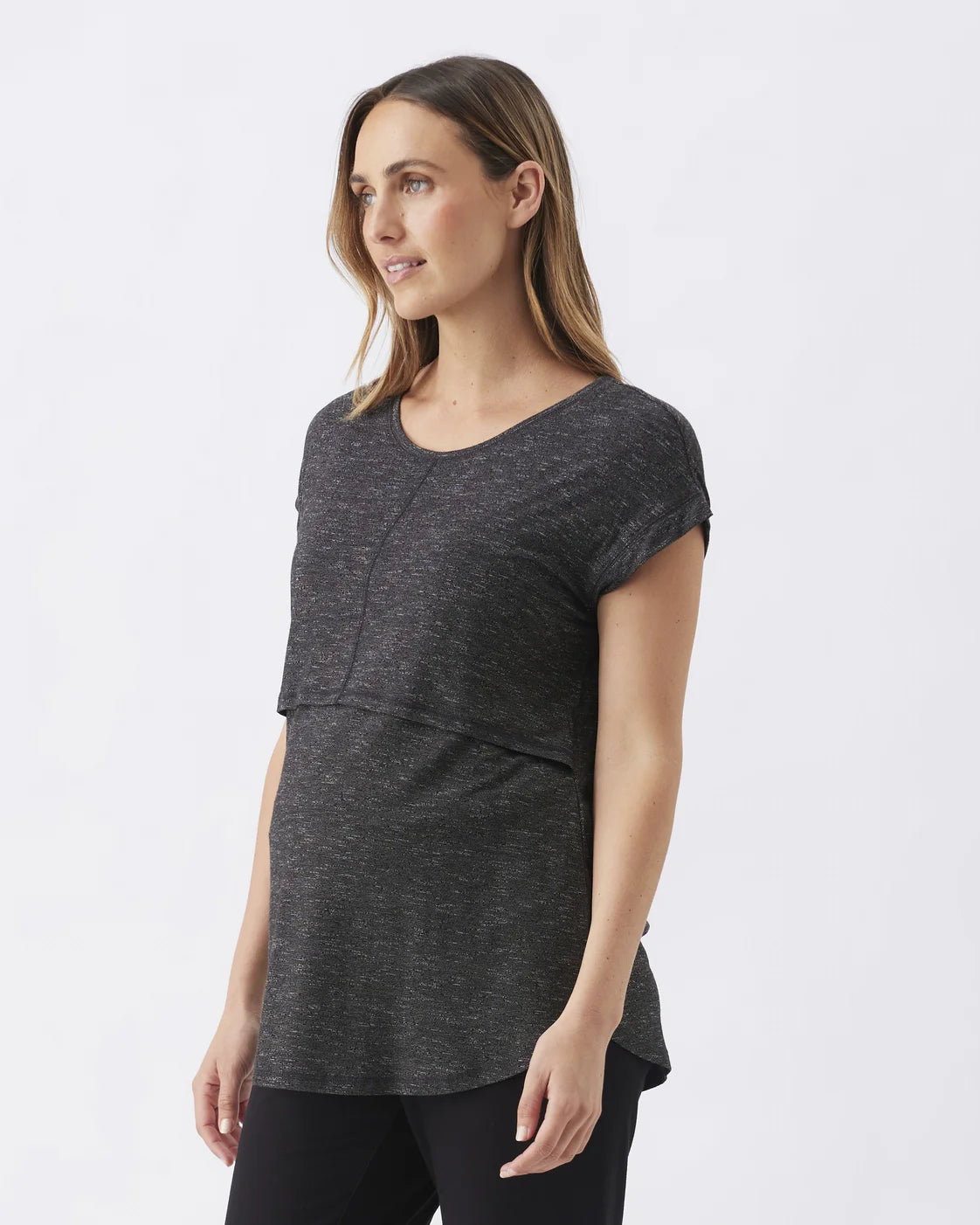 Dreamy Nursing Tee Granite