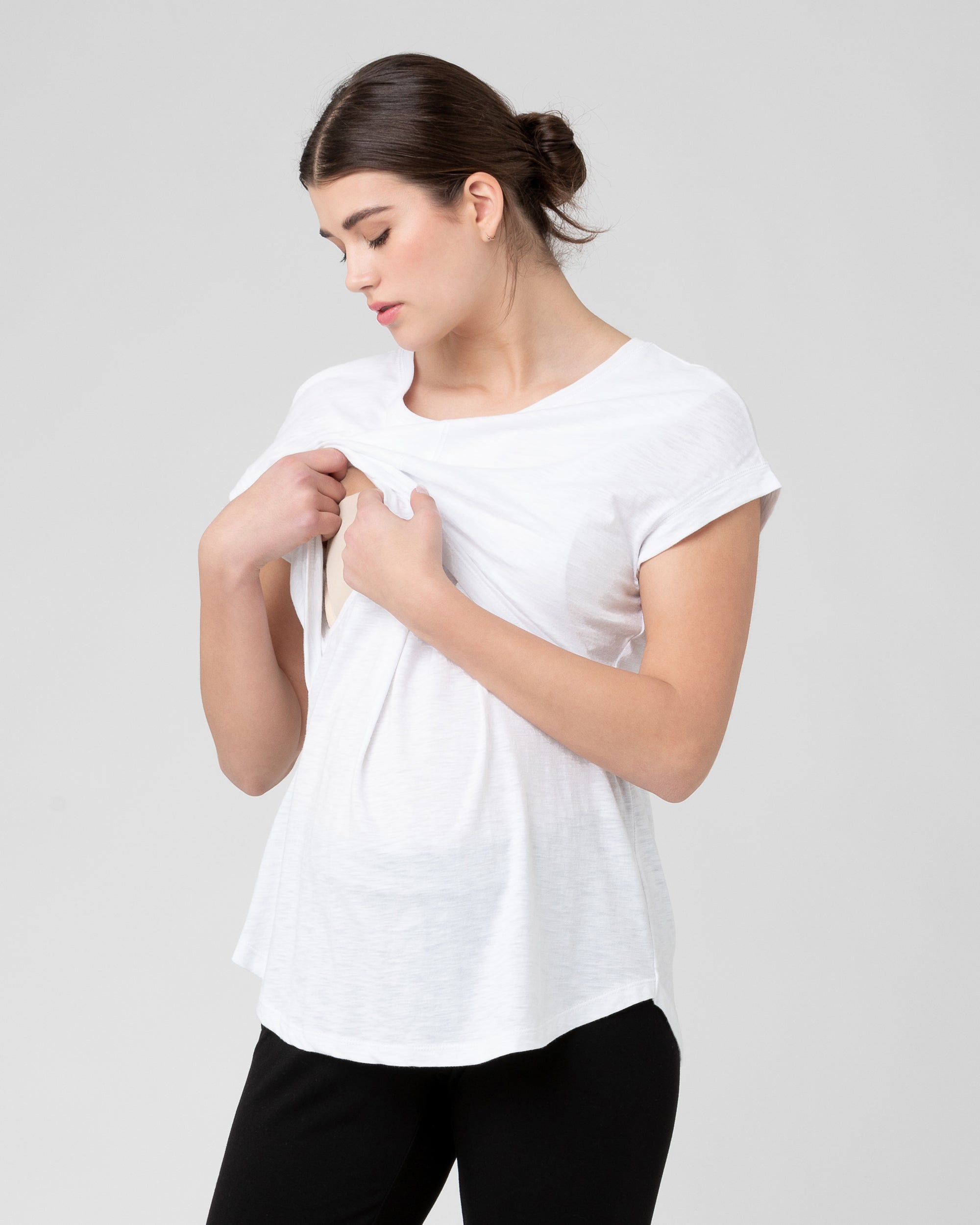 Richie Nursing Tee White