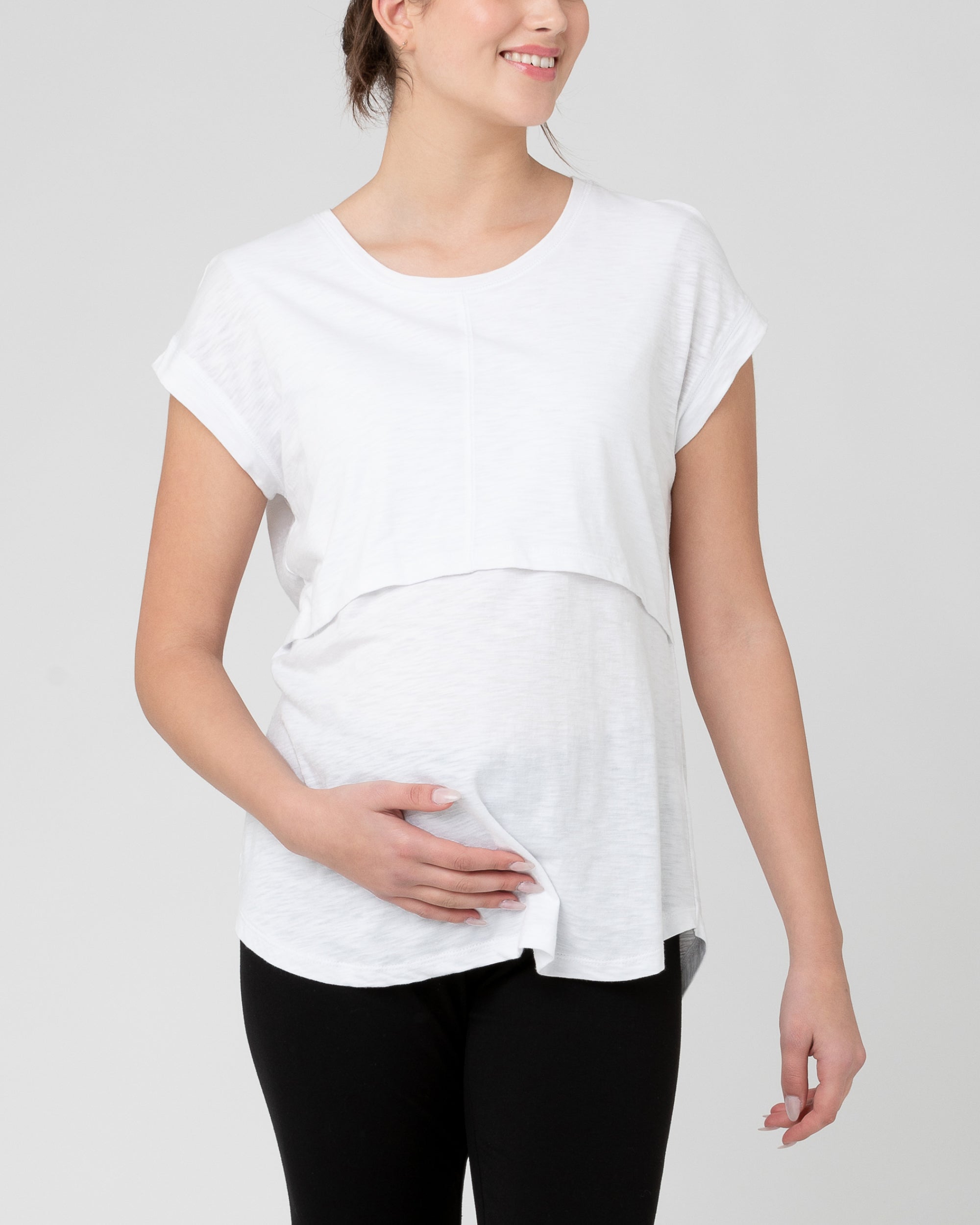 Richie Nursing Tee White