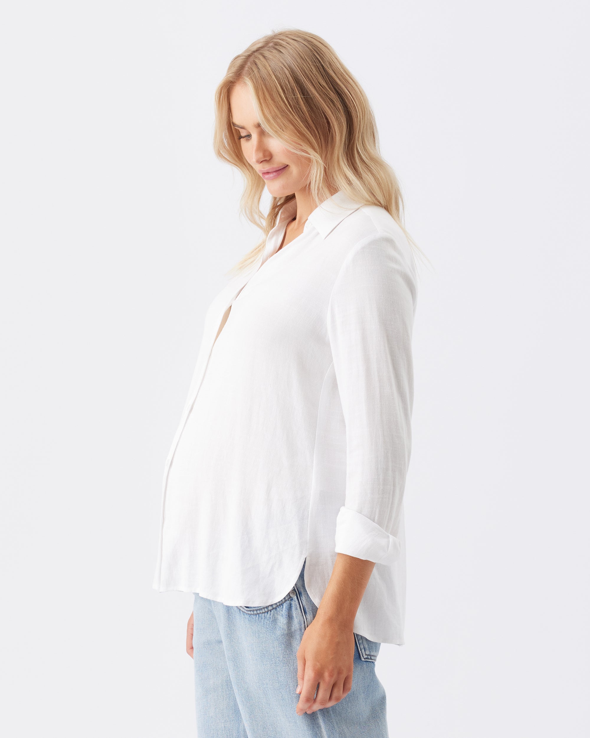 Clara Relaxed Shirt White