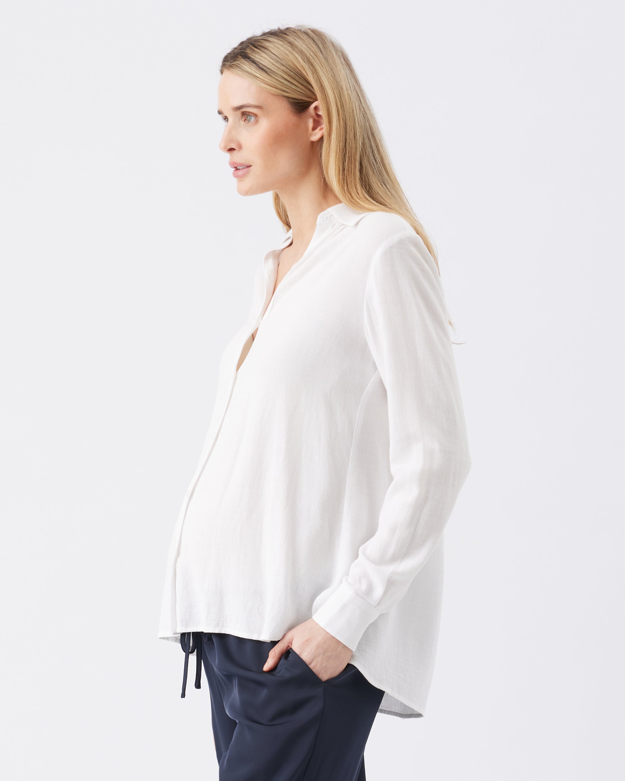 Clara Relaxed Shirt White