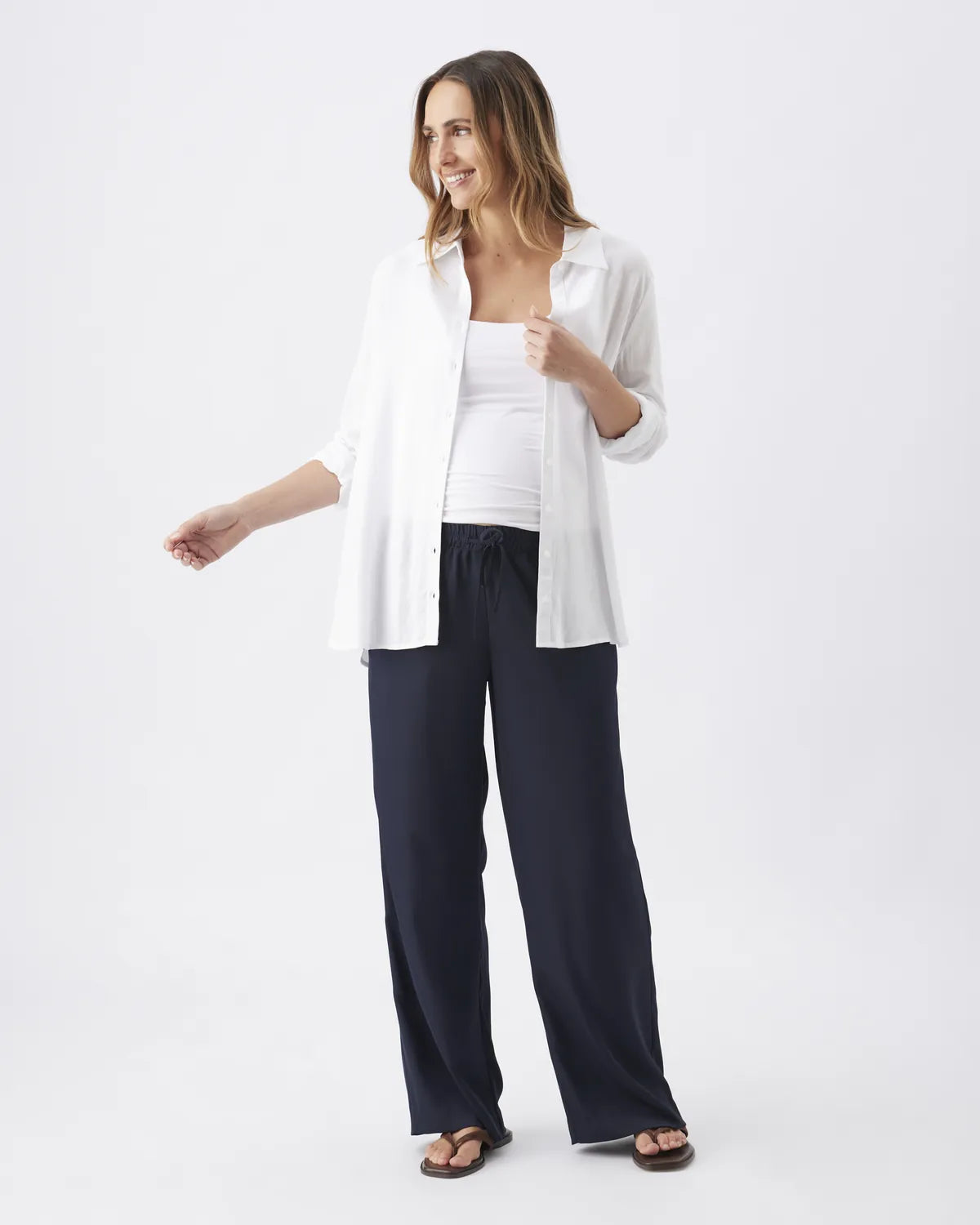 Clara Relaxed Shirt White