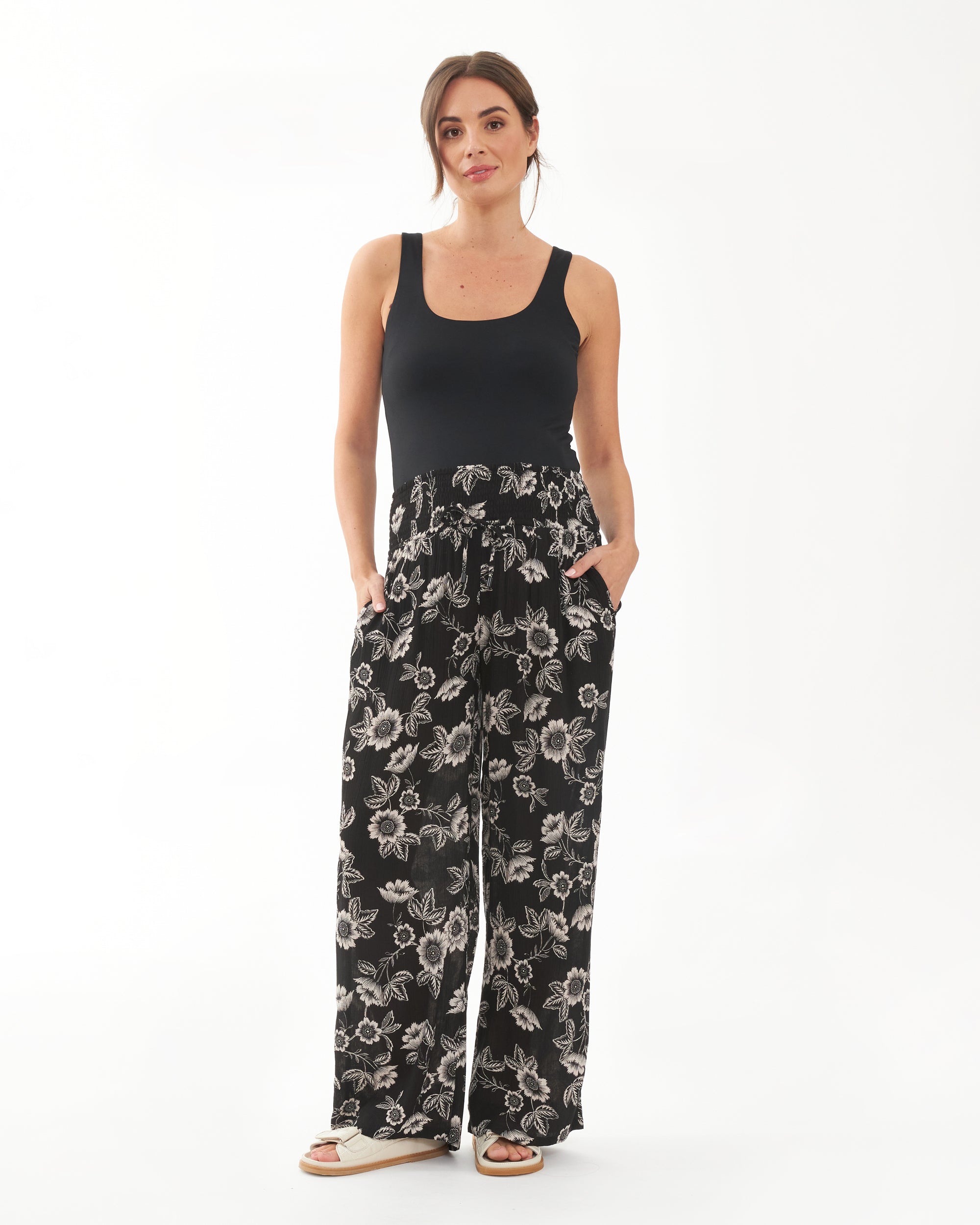 Luxe Knit Tank Top Black