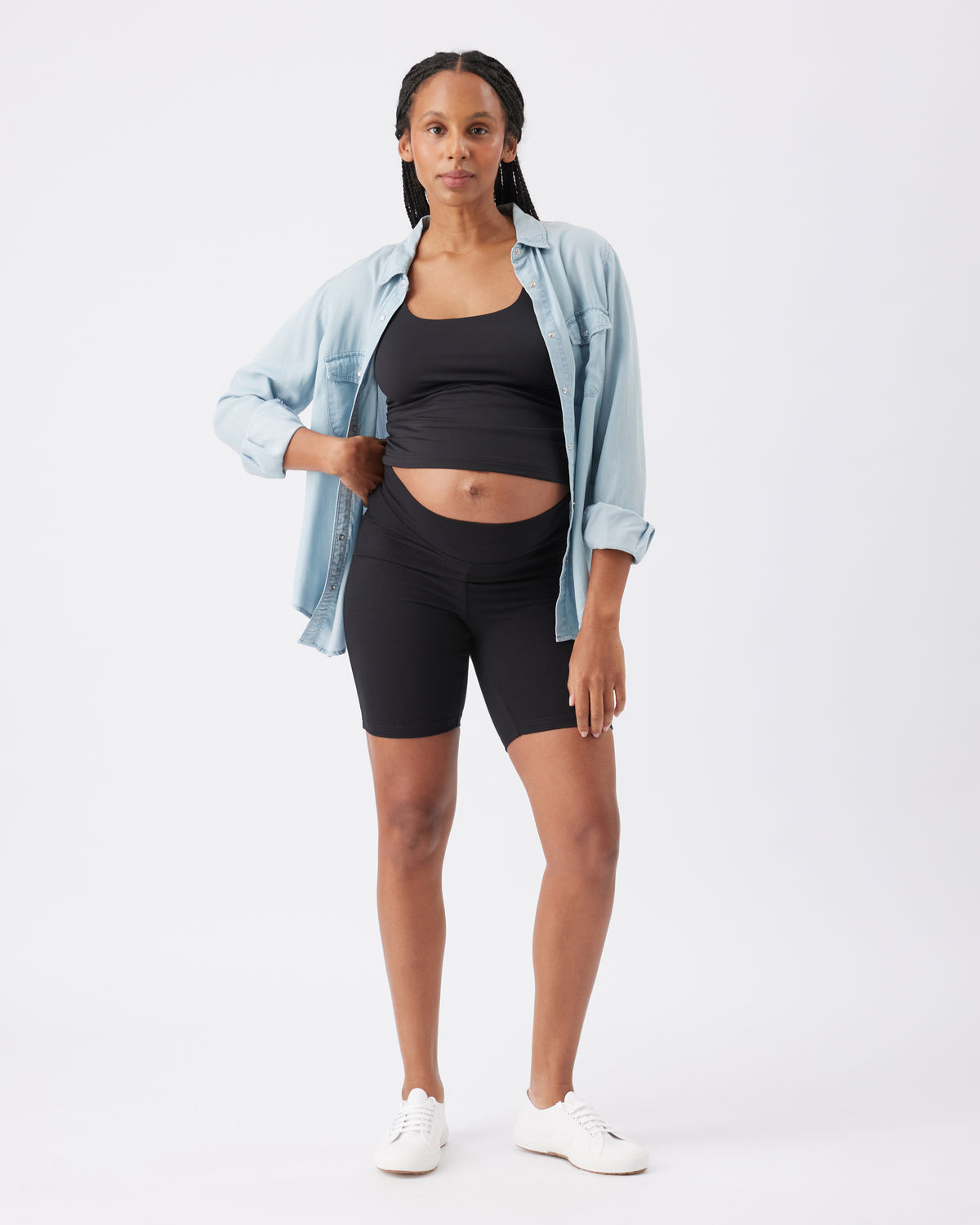 Luxe Knit Tank Top Black
