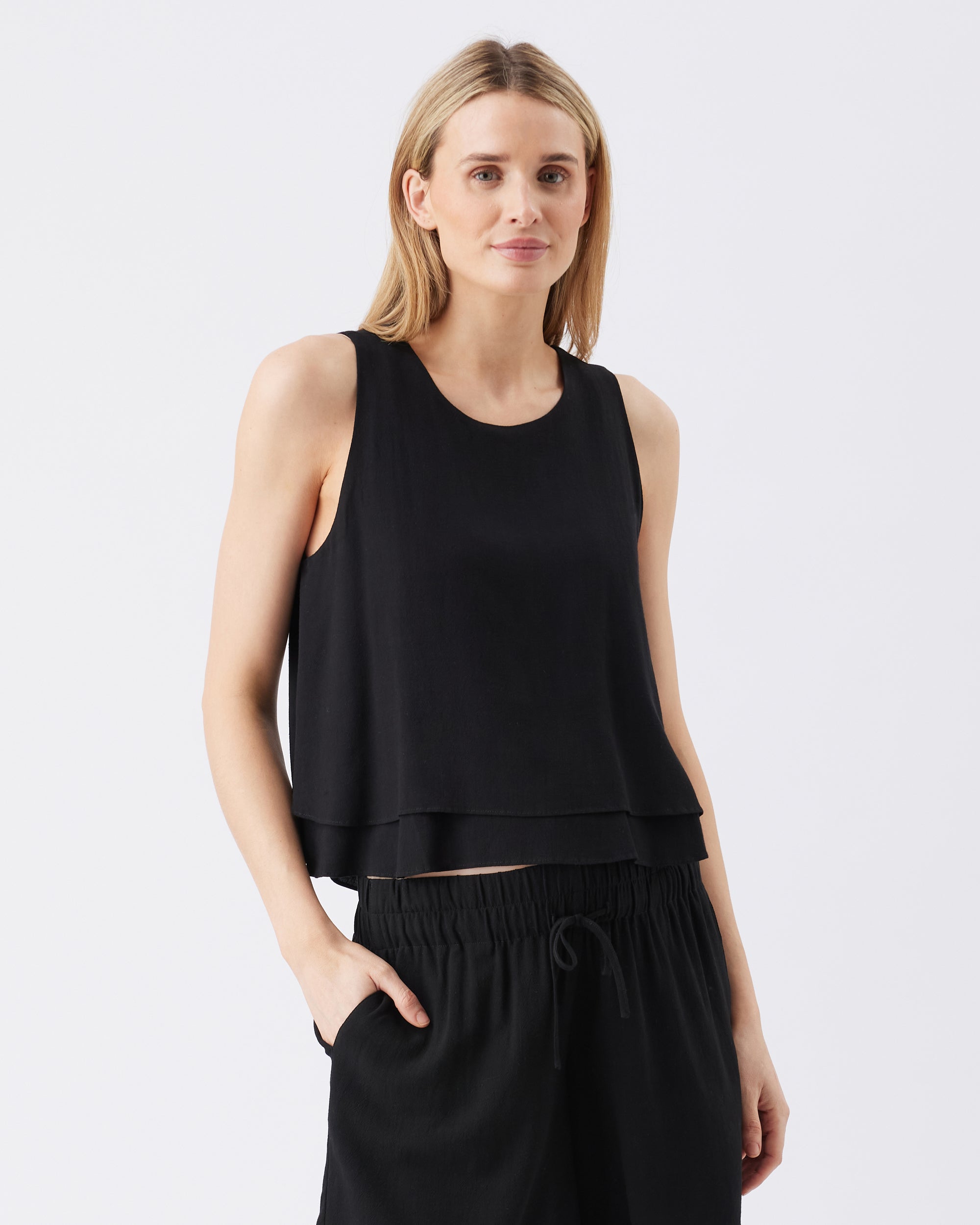 Lois Nursing Top Black
