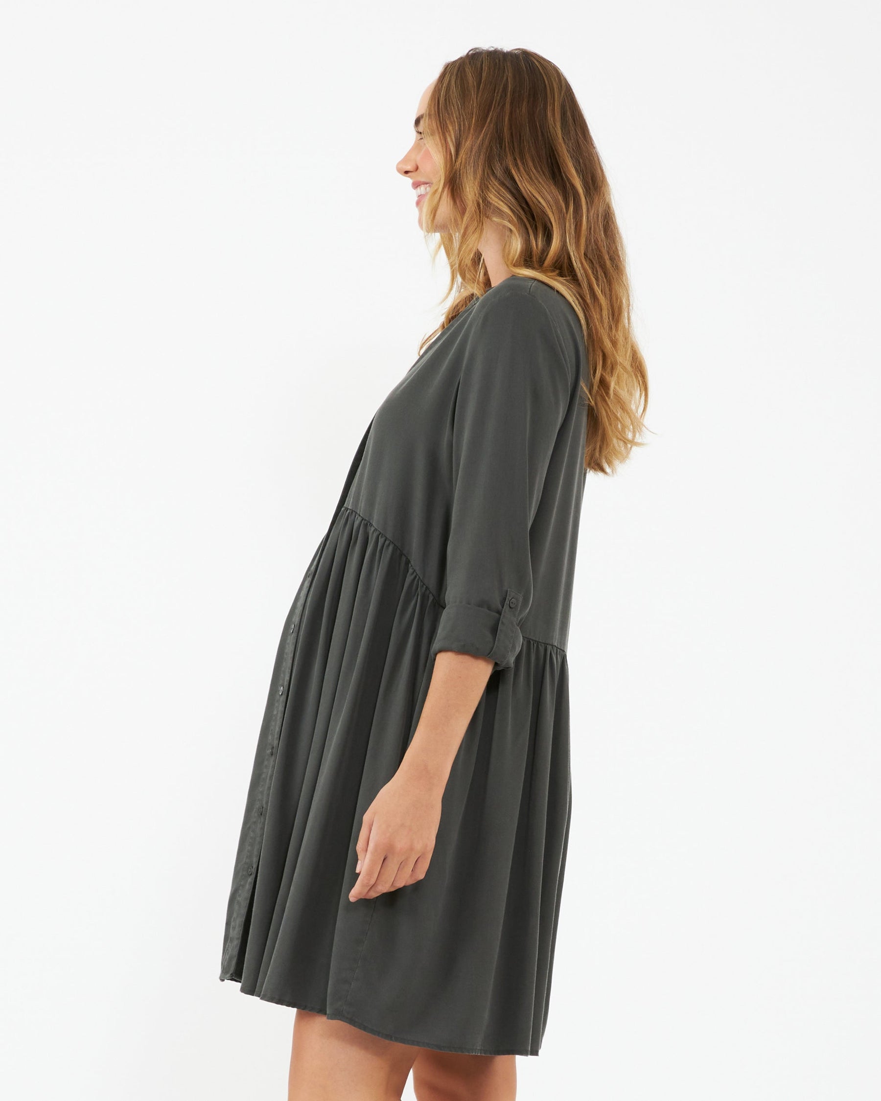 Demi Tencel Dress Olive