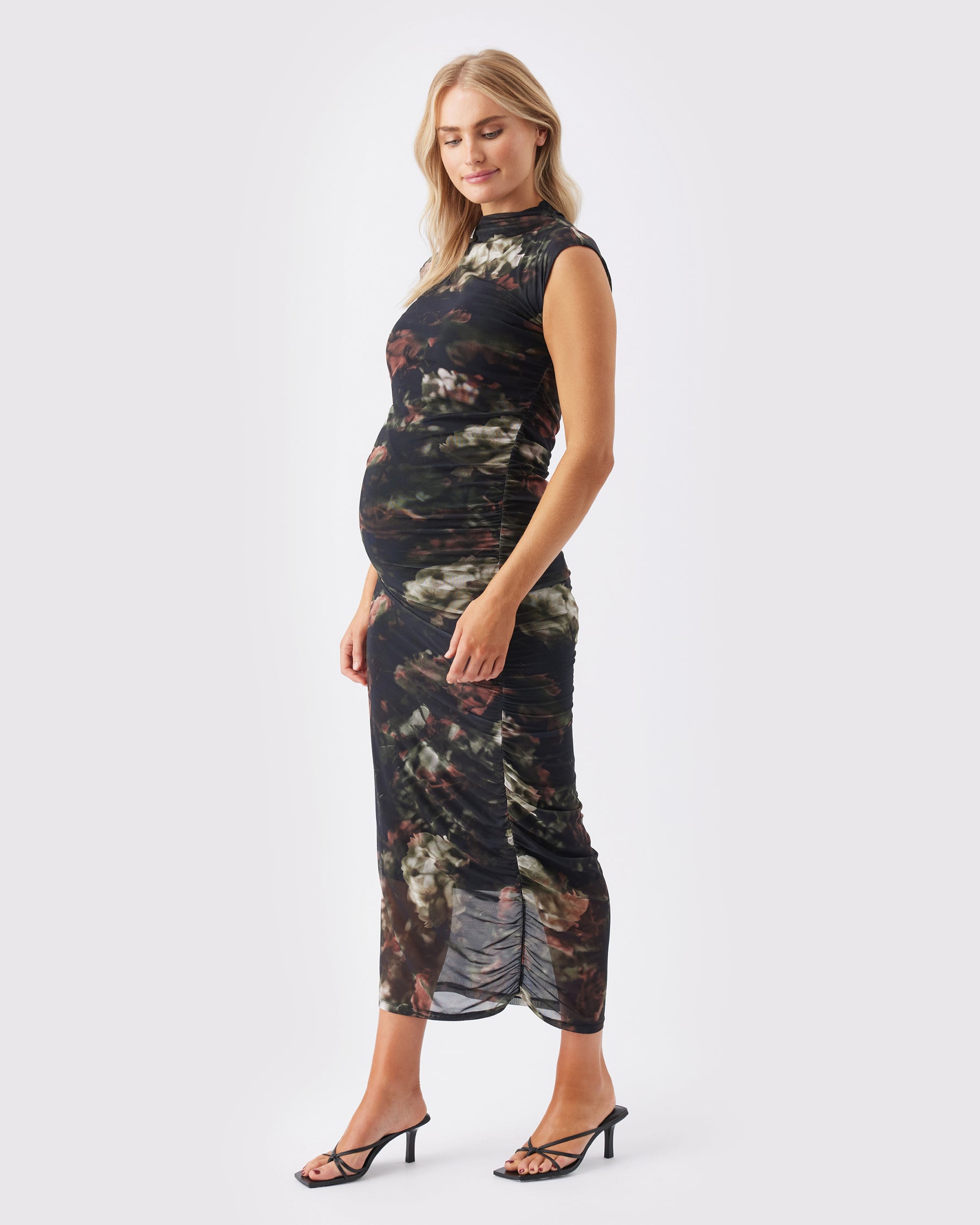 Vella Mesh Dress Black