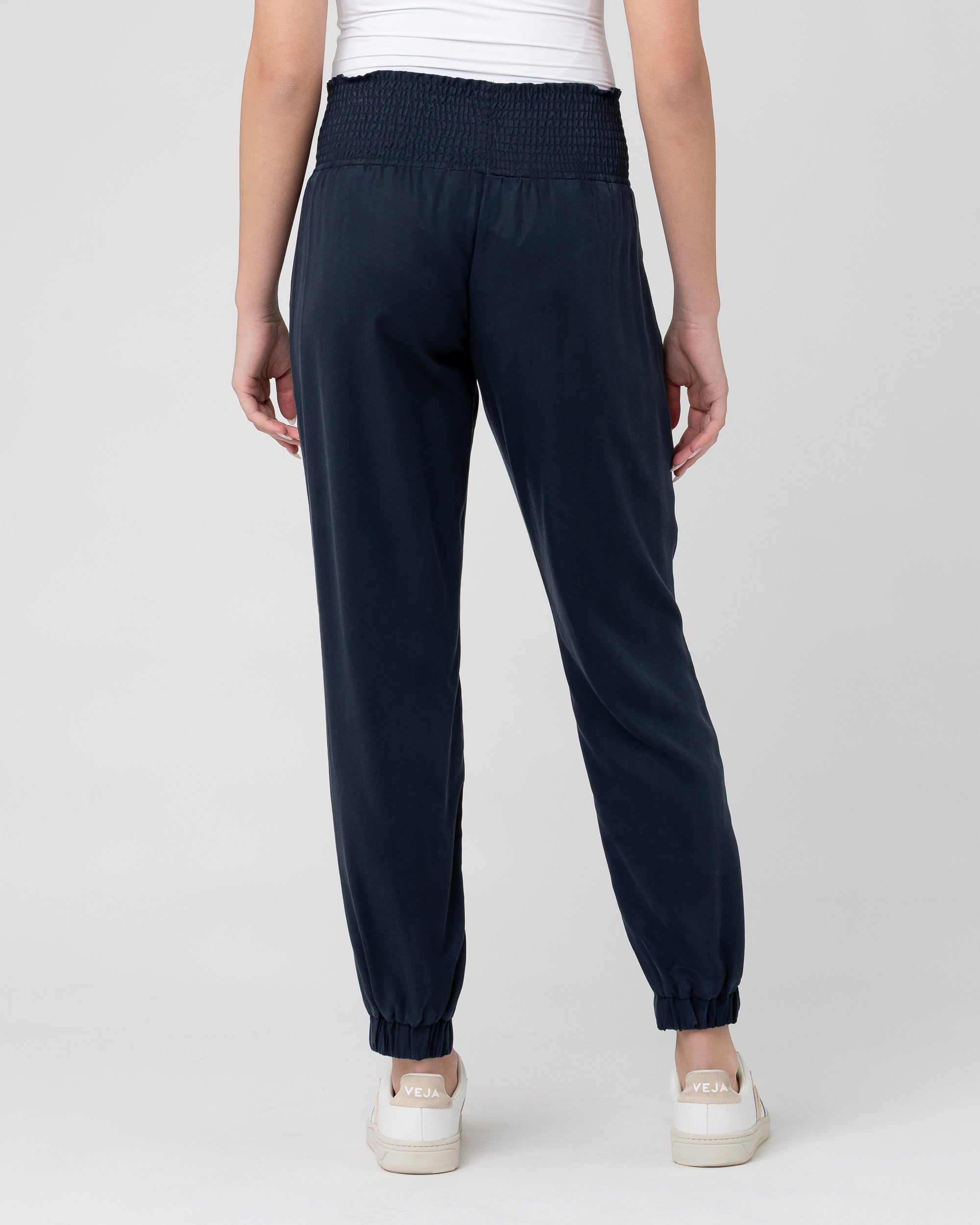 Tencel Off Duty Pant Navy