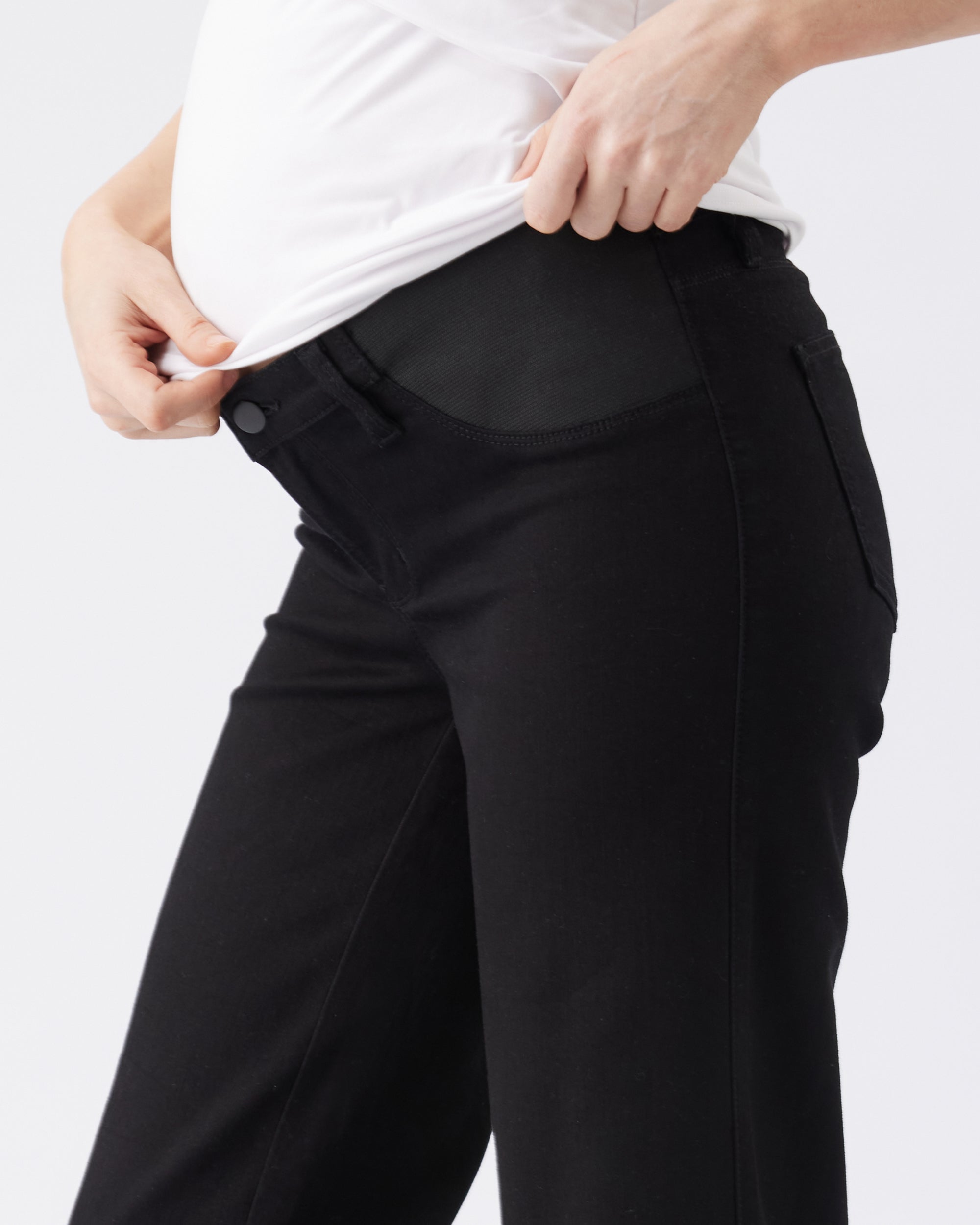 Kyle Wide Leg Jean Black