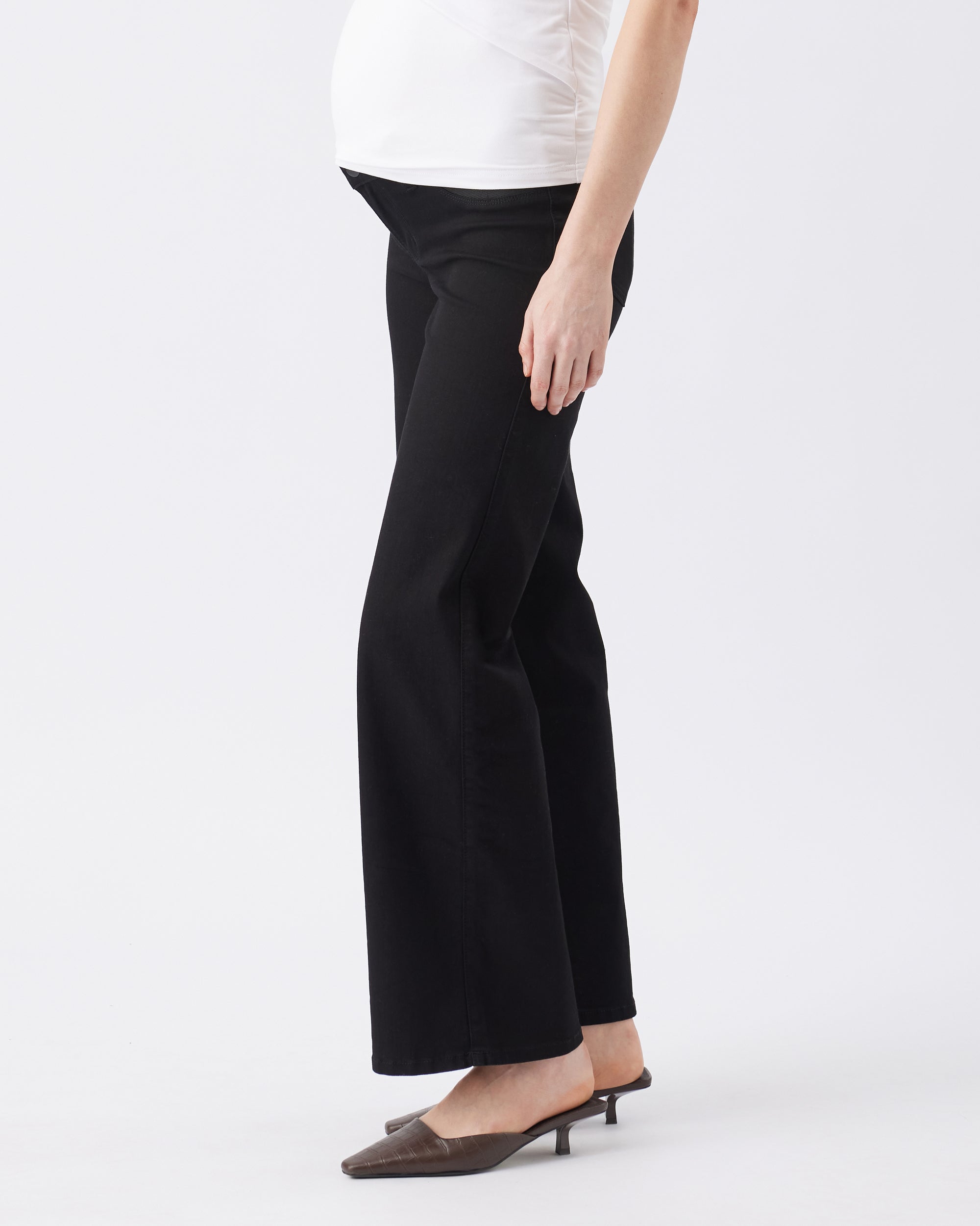 Kyle Wide Leg Jean Black