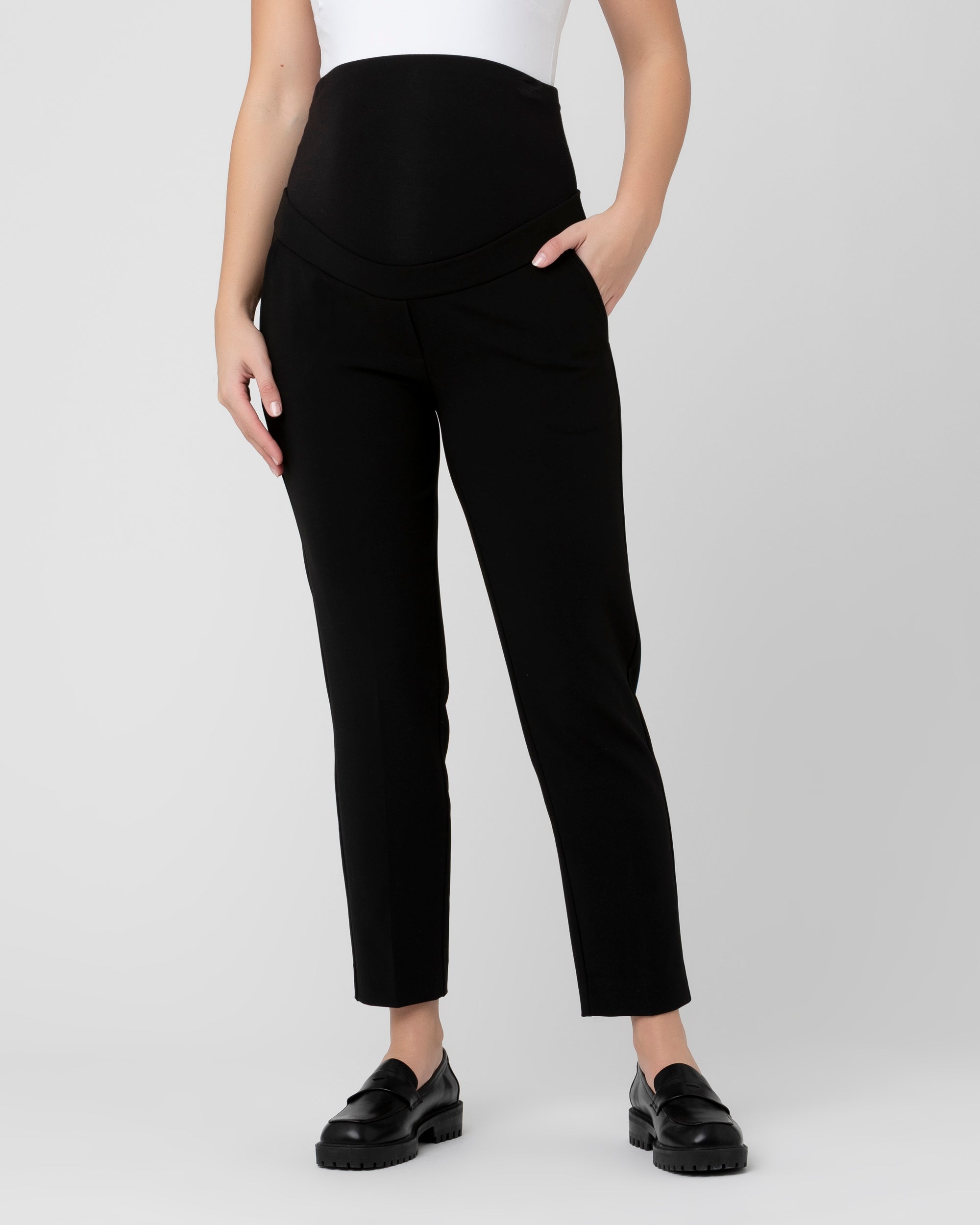 Alexa Classic Crop Pant Black
