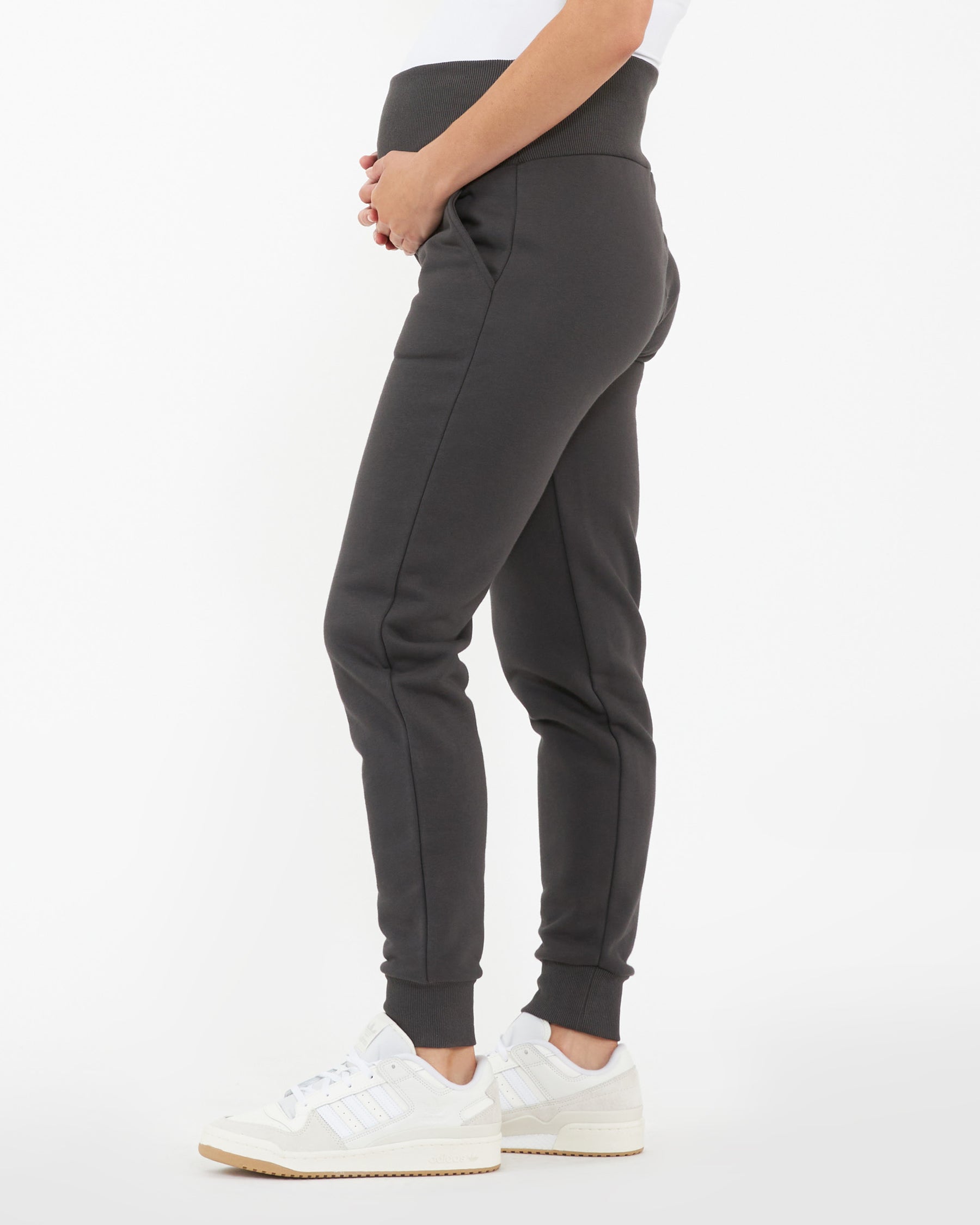 Taylor Over Tummy Joggers Slate