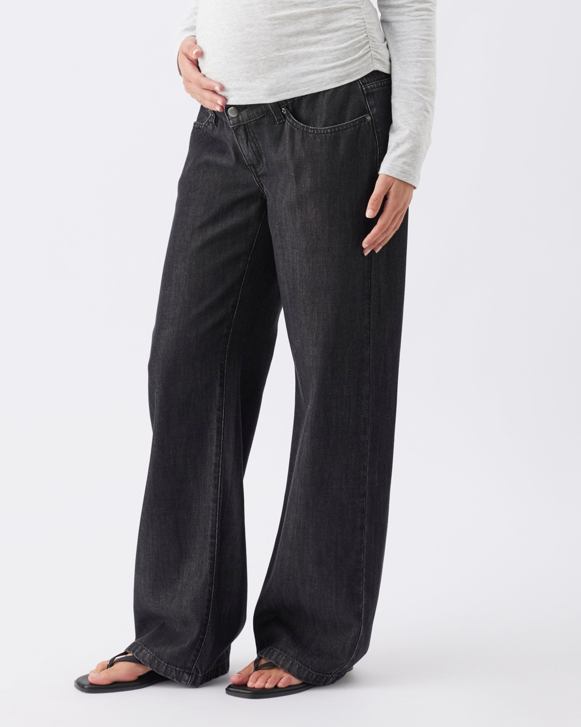 Billie Elastic Waist Jean Black