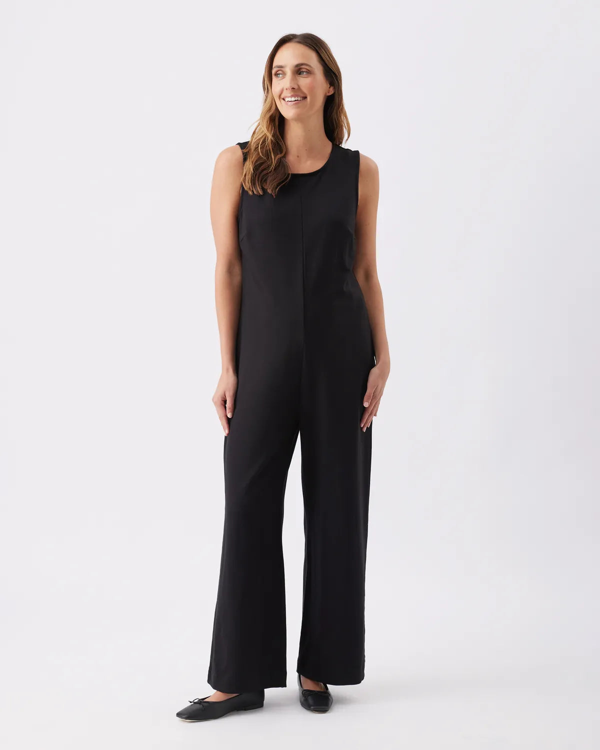 Leni Nursing Jumpsuit Black