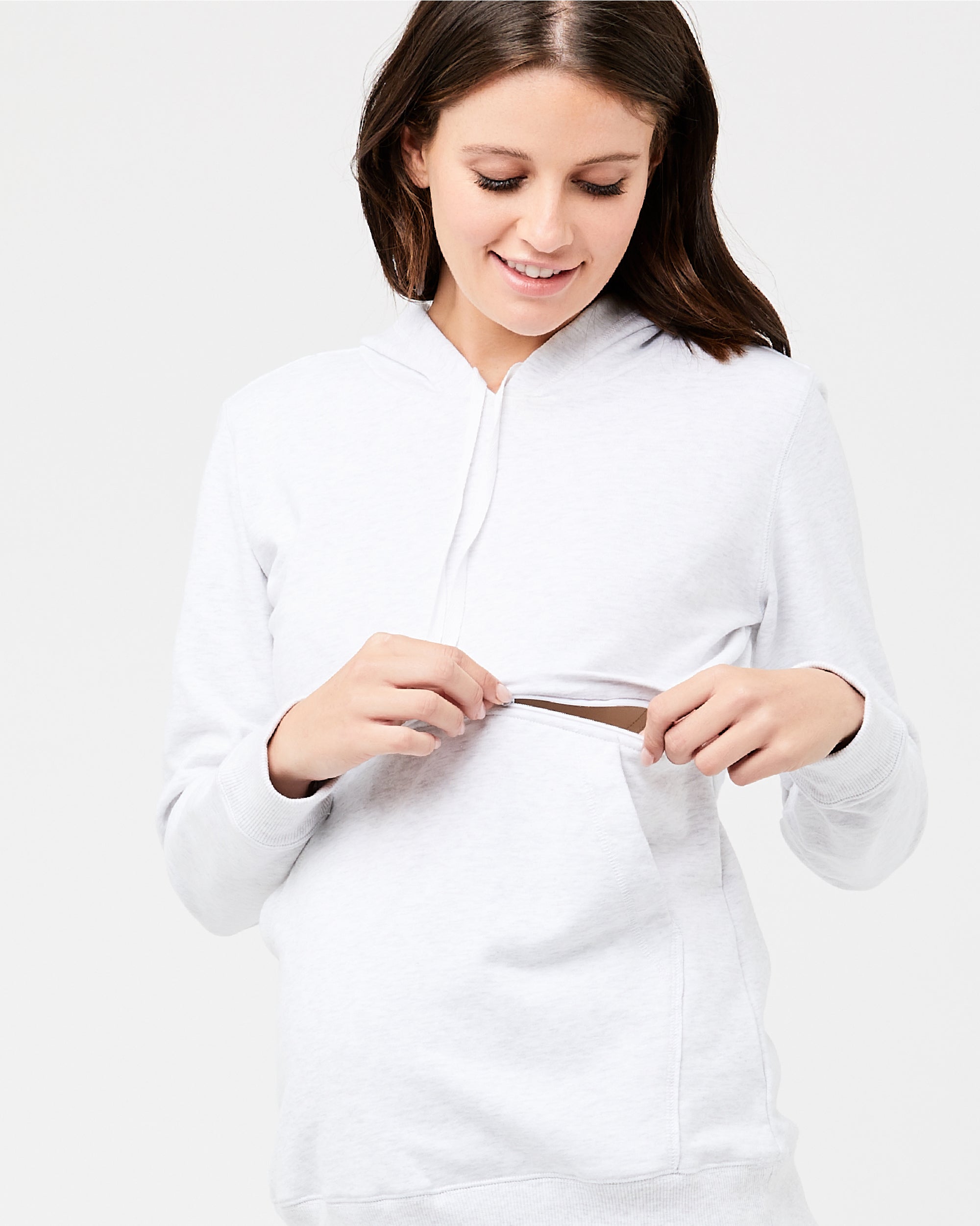 Kitty Nursing Hoodie Arctic Marle