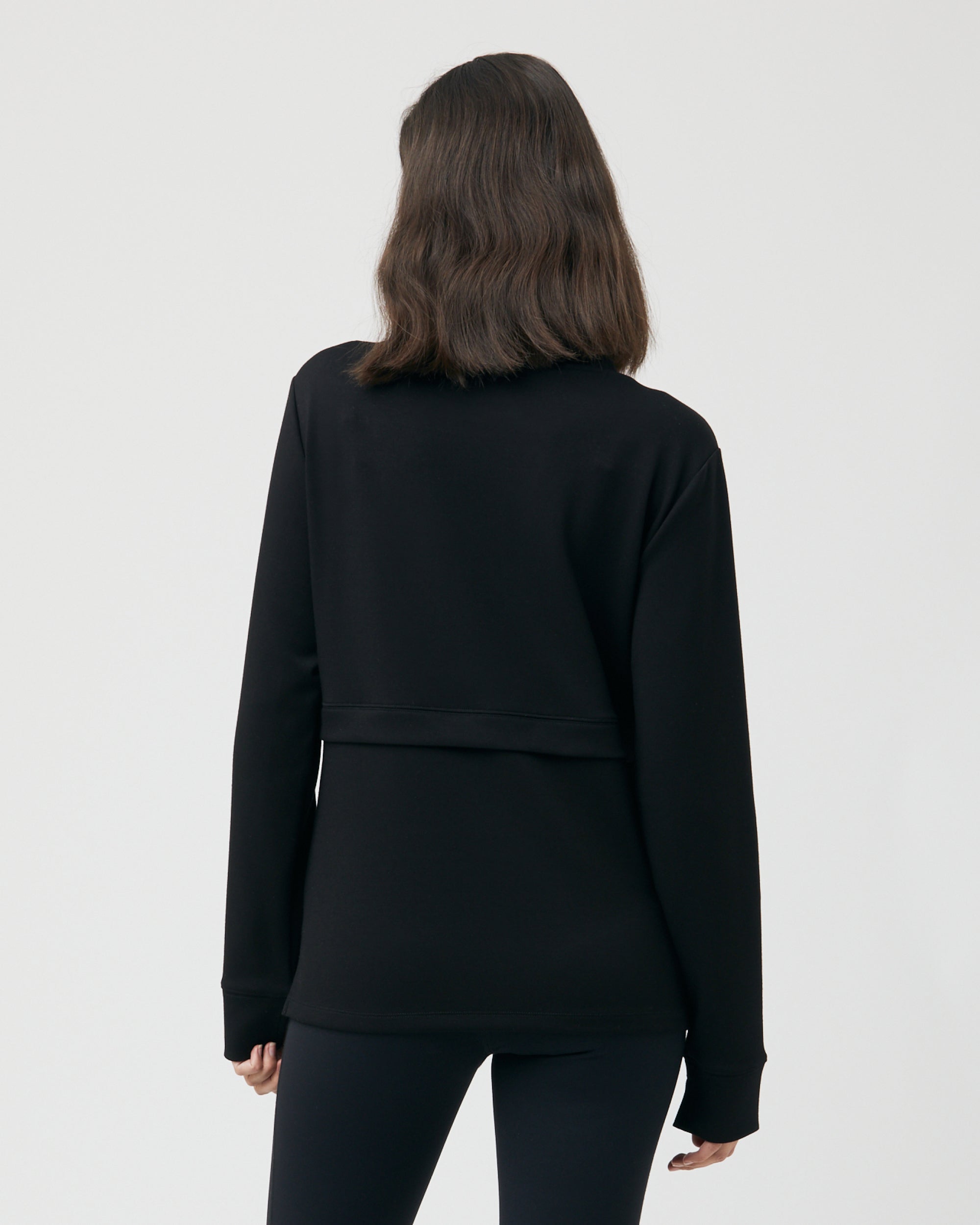 Holly Soft Knit Nursing Jumper Black