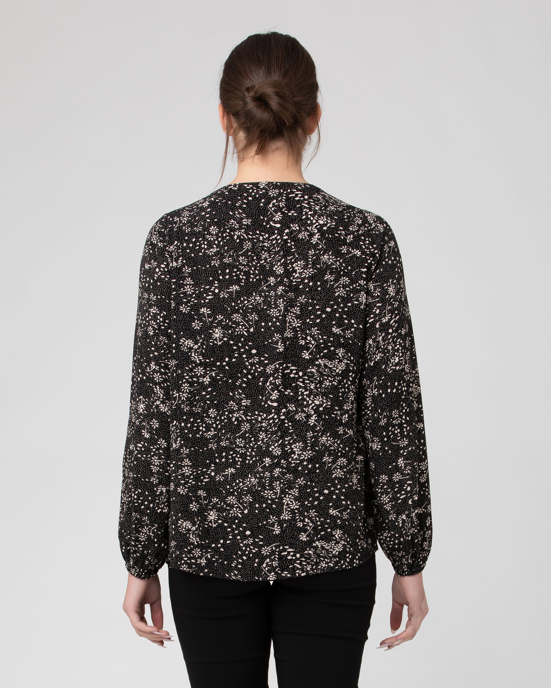 Trixie Nursing Blouse Black / Natural