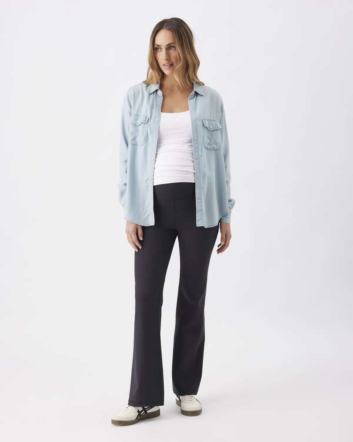 Bec Chambray Shirt Clean Fade