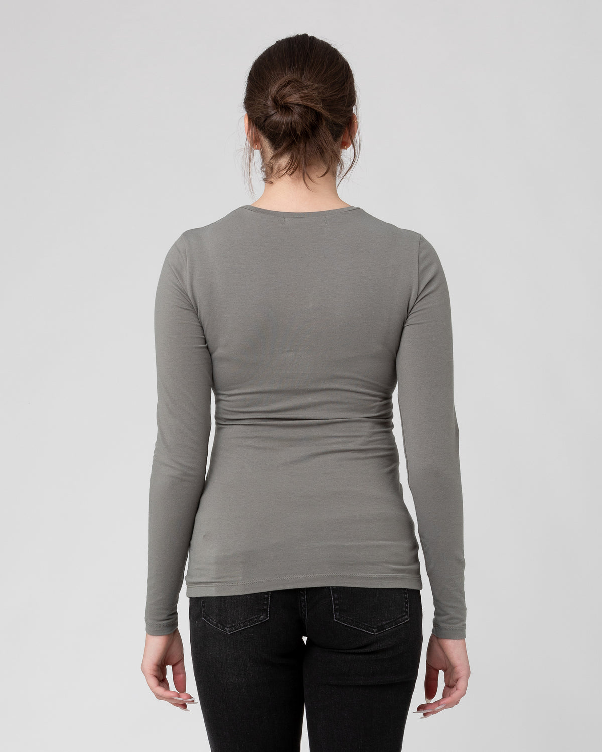 Org Cotton Nursing Top. Moss