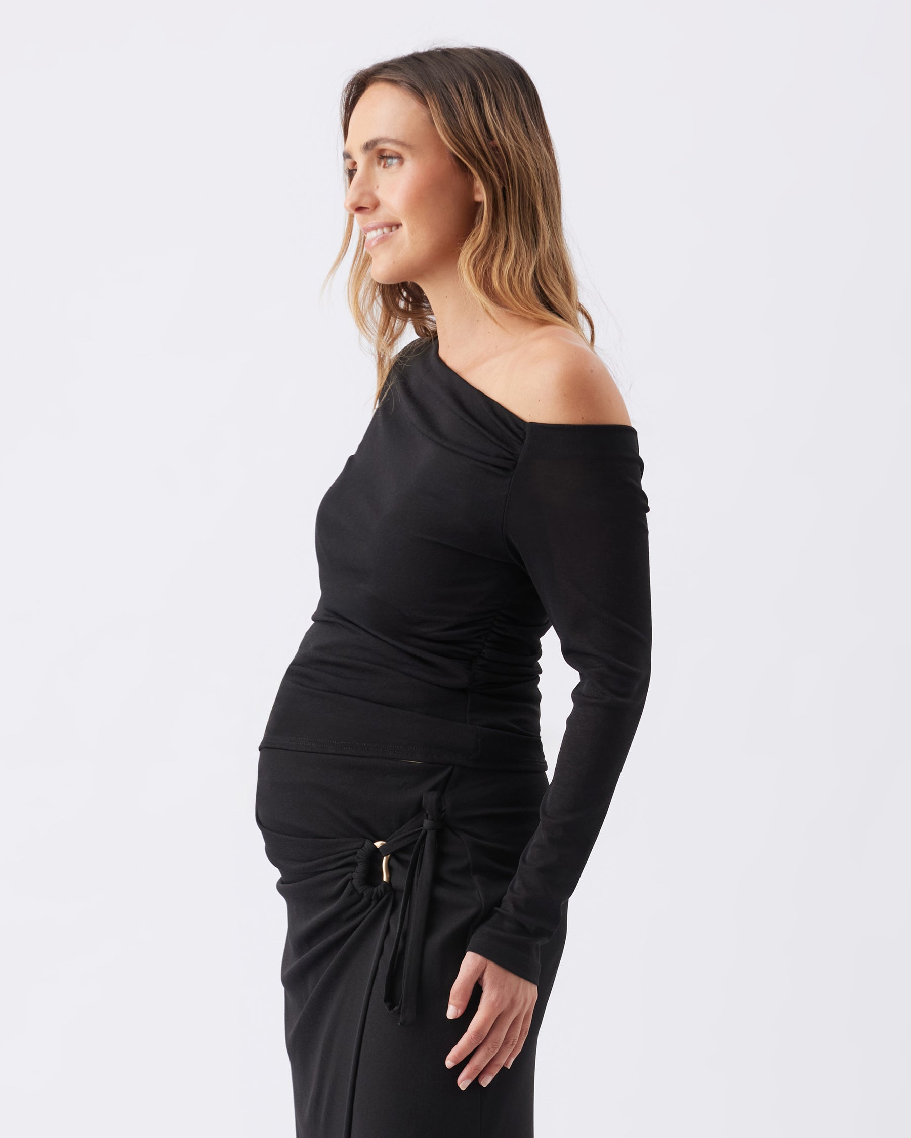Rhi Long Sleeve Top Black