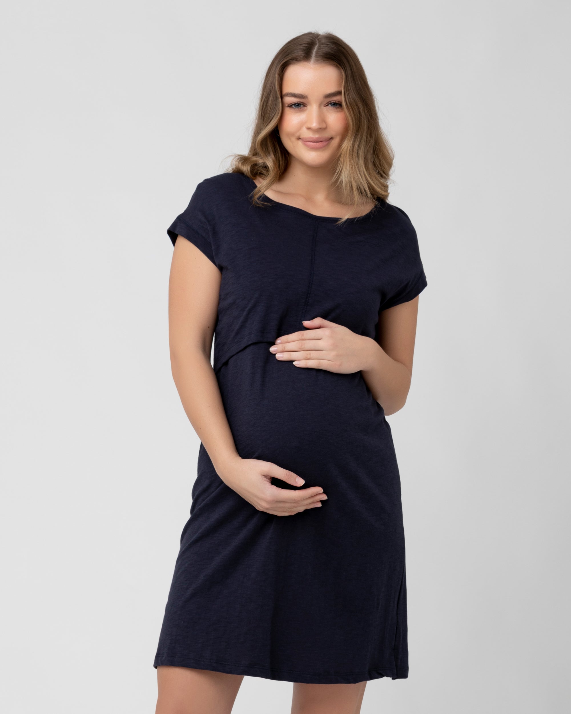 Nautic college maternity and nursing dress