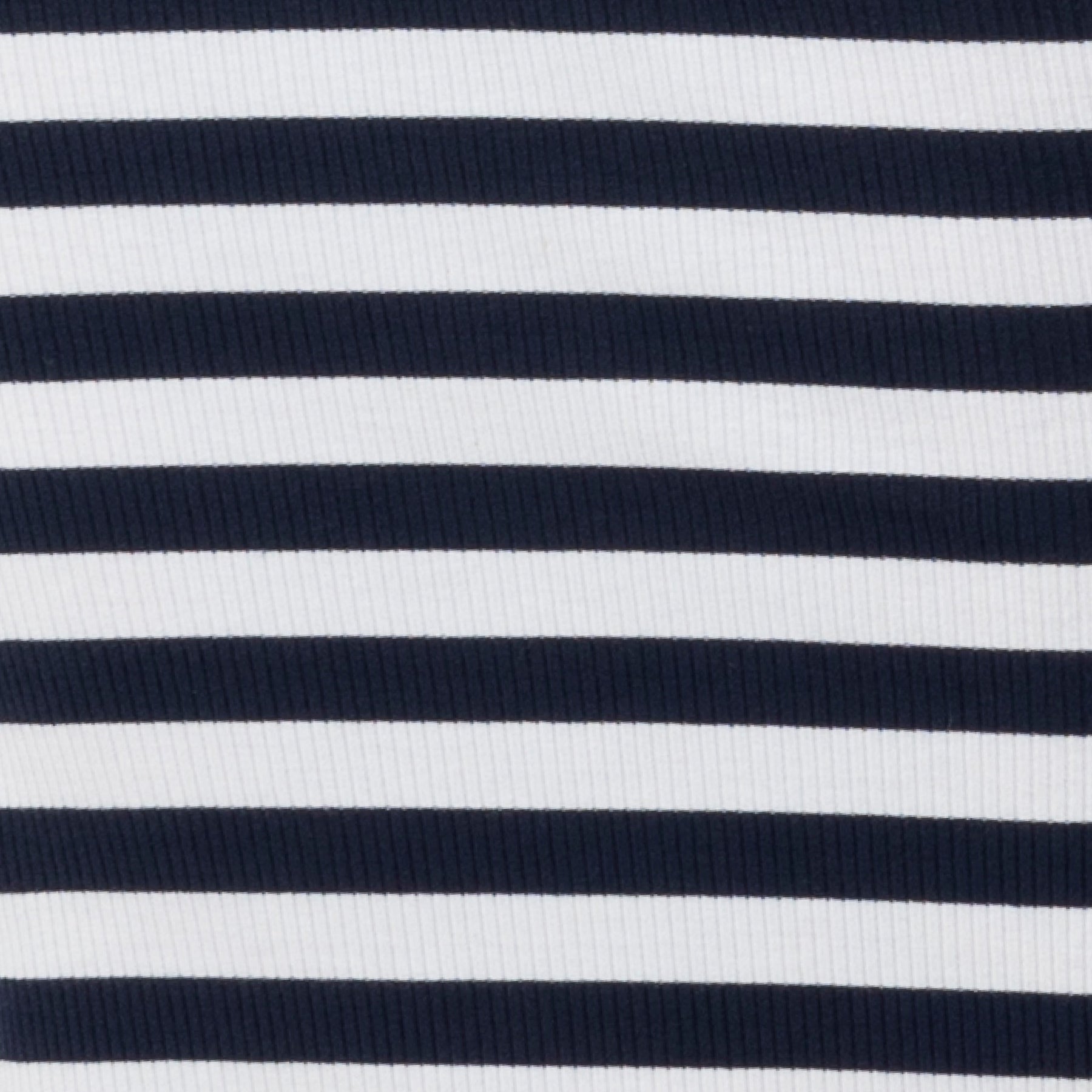Lee Button Down Rib Dress Navy / White