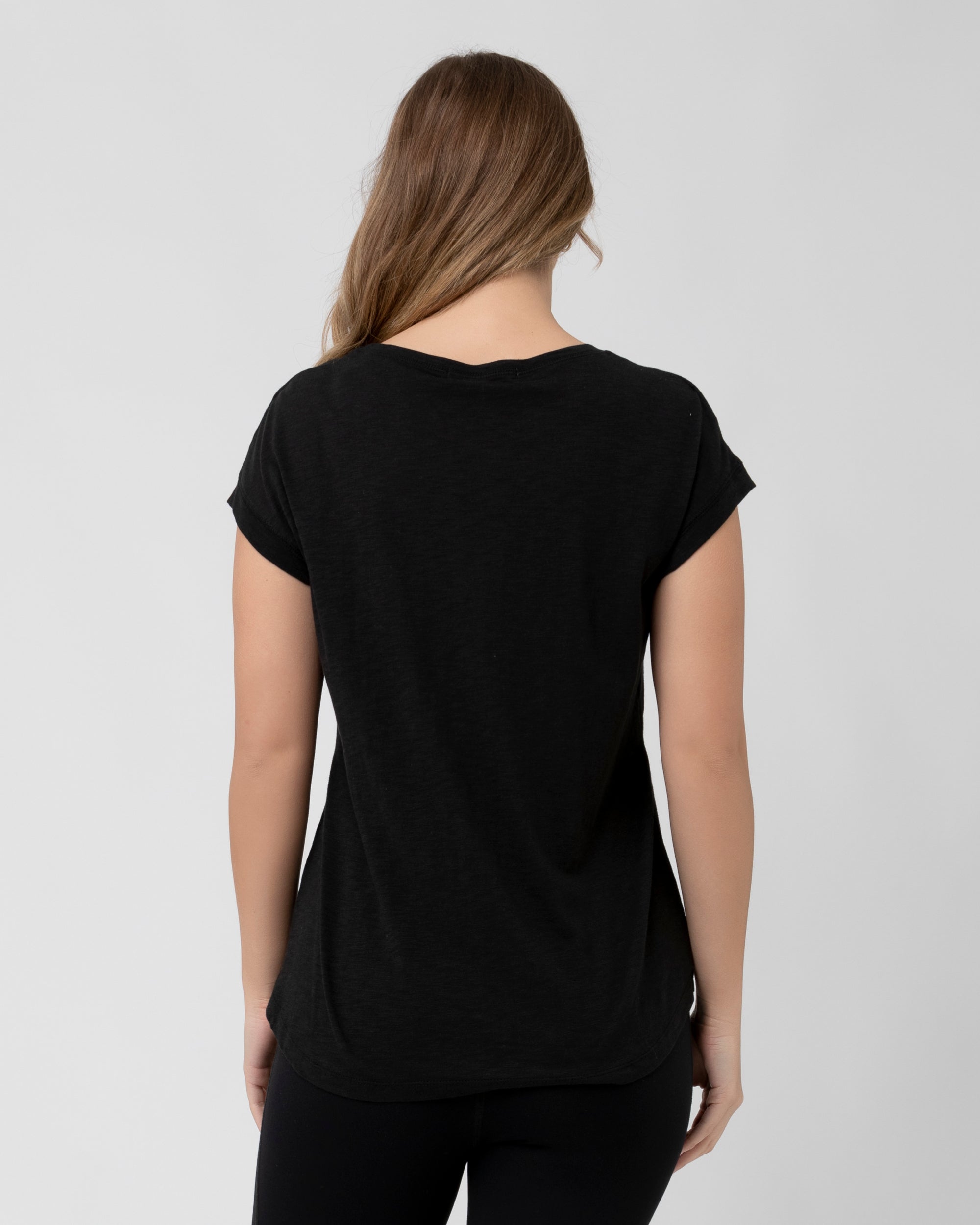 Richie Nursing Tee Black
